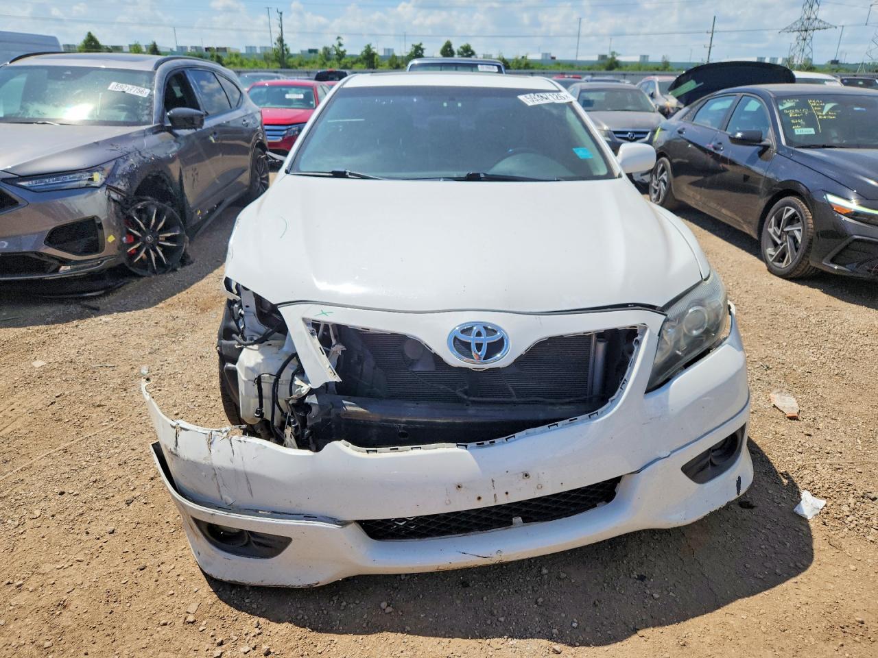 2011 Toyota Camry Se White vin: 4T1BF3EK7BU738128