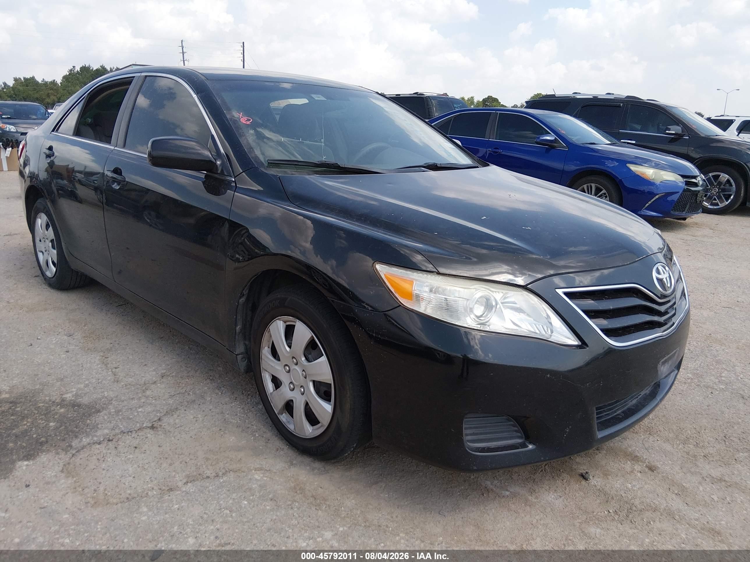 2011 Toyota Camry Le Black vin: 4T1BF3EK7BU738582