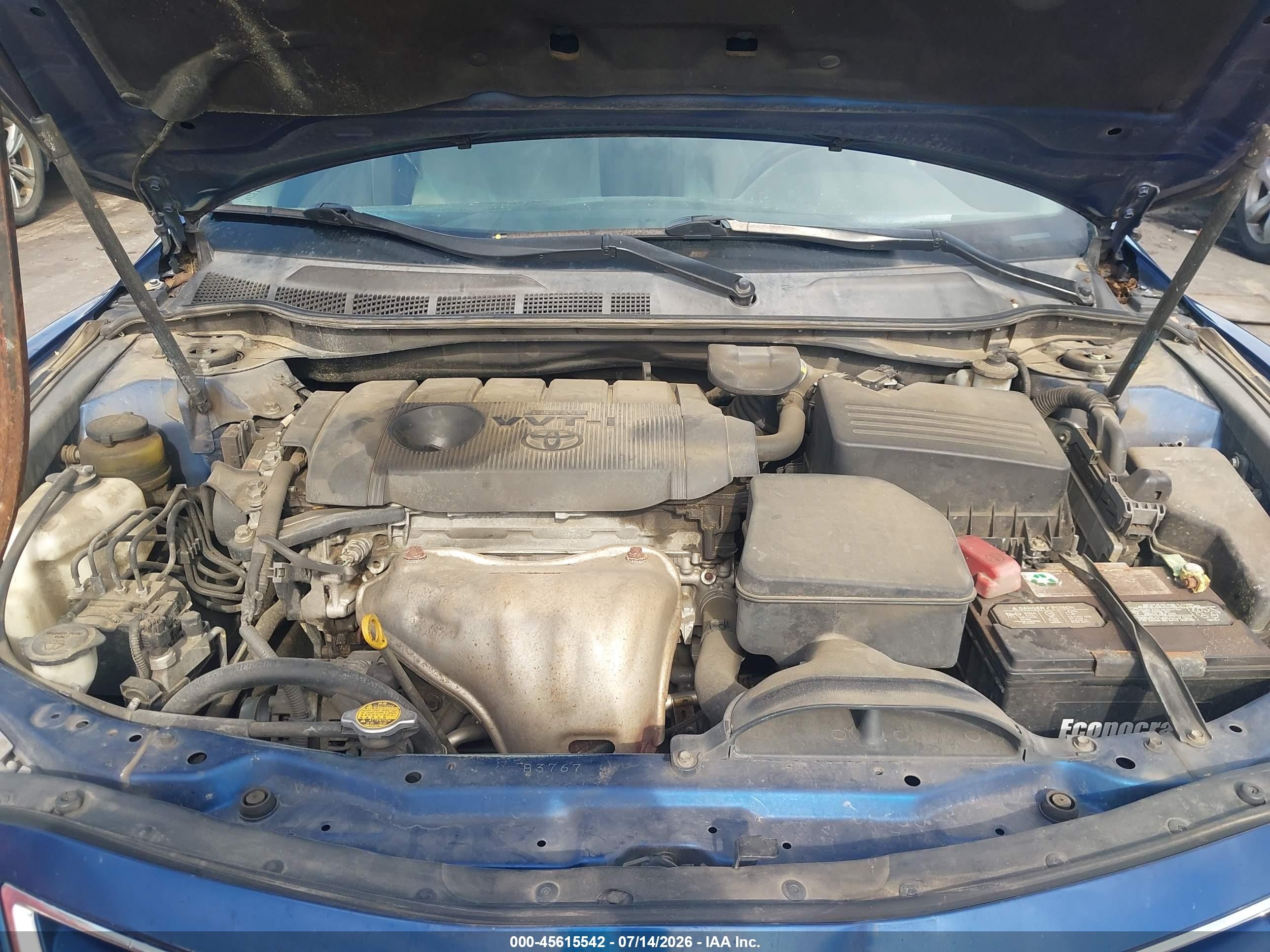 2011 Toyota Camry Le Blue vin: 4T1BF3EK7BU767421
