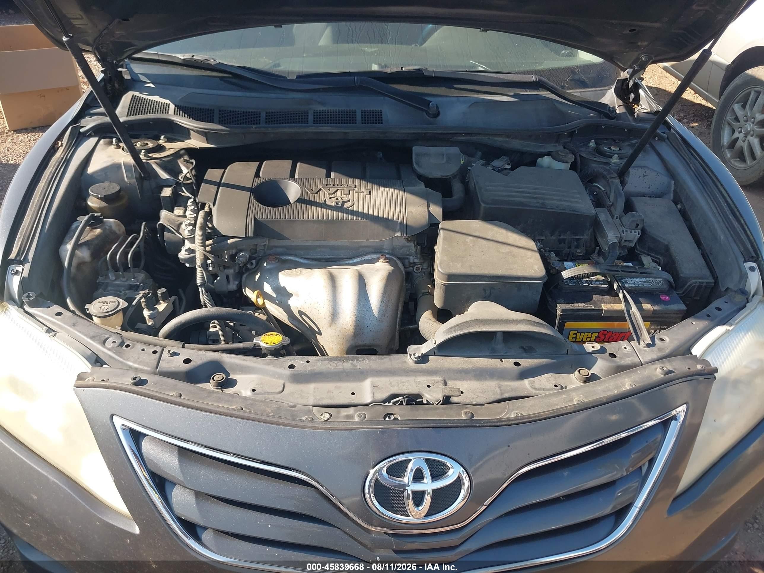 2011 Toyota Camry Le Gray vin: 4T1BF3EK7BU776880
