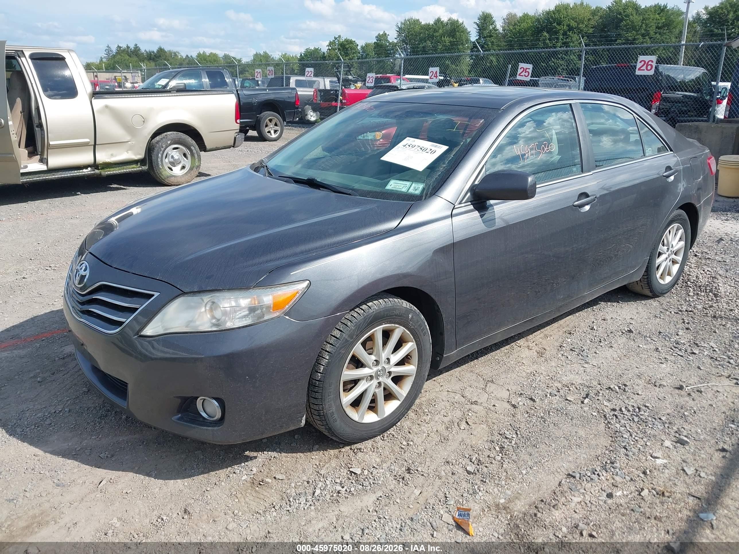 2010 Toyota Camry Xle Серый vin: 4T1BF3EK8AU035930