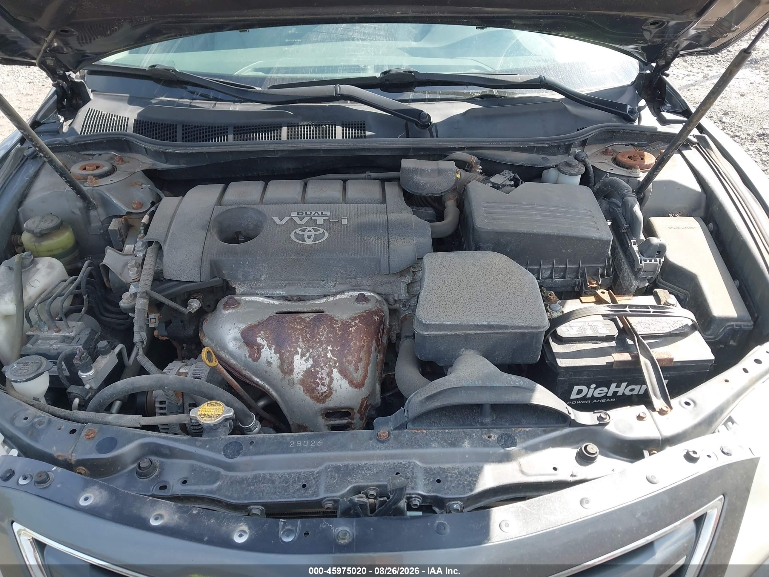 2010 Toyota Camry Xle Серый vin: 4T1BF3EK8AU035930