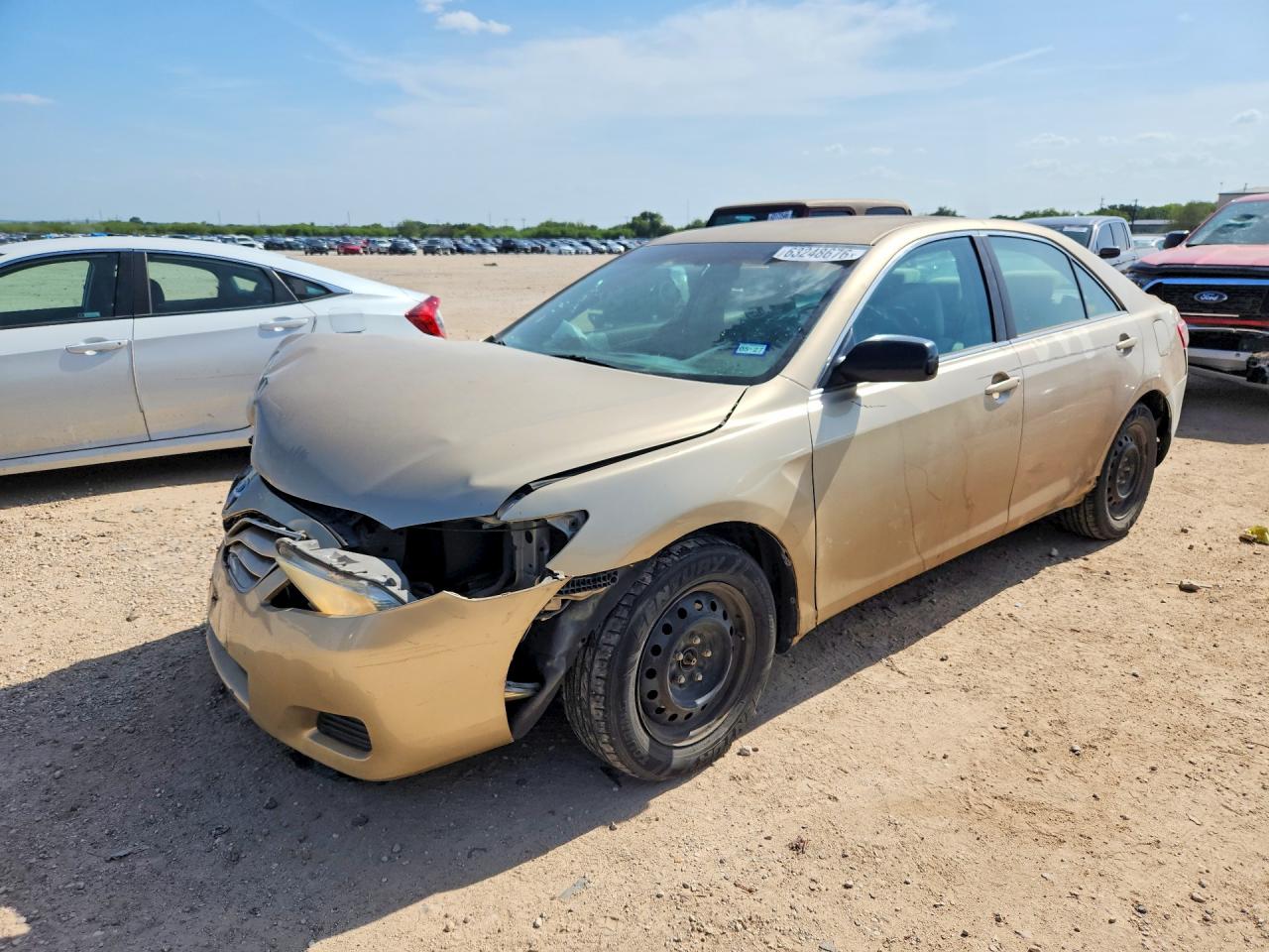 2010 Toyota Camry Le Beige vin: 4T1BF3EK8AU070175