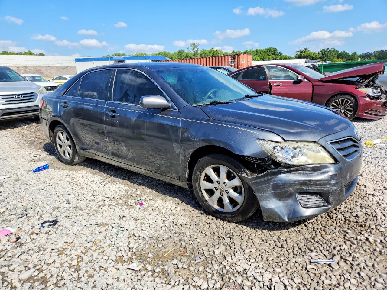 2010 Toyota Camry Le Gray vin: 4T1BF3EK8AU076963