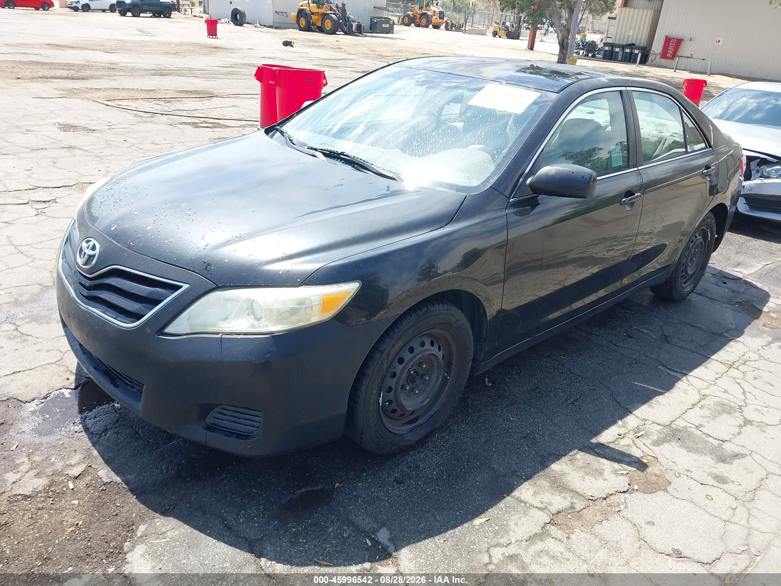2010 Toyota Camry Le Black vin: 4T1BF3EK8AU533772