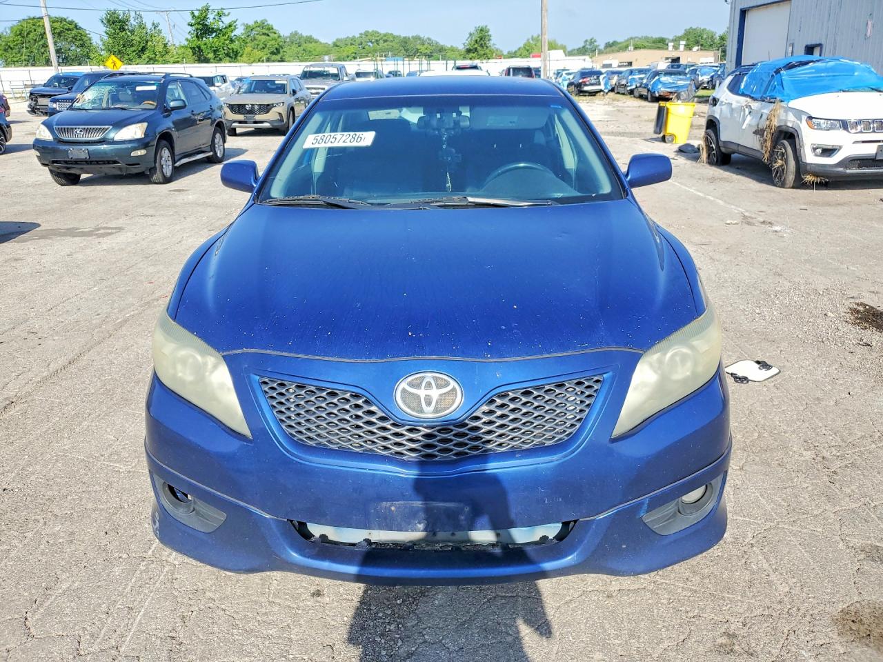2010 Toyota Camry Se Blue vin: 4T1BF3EK8AU534985