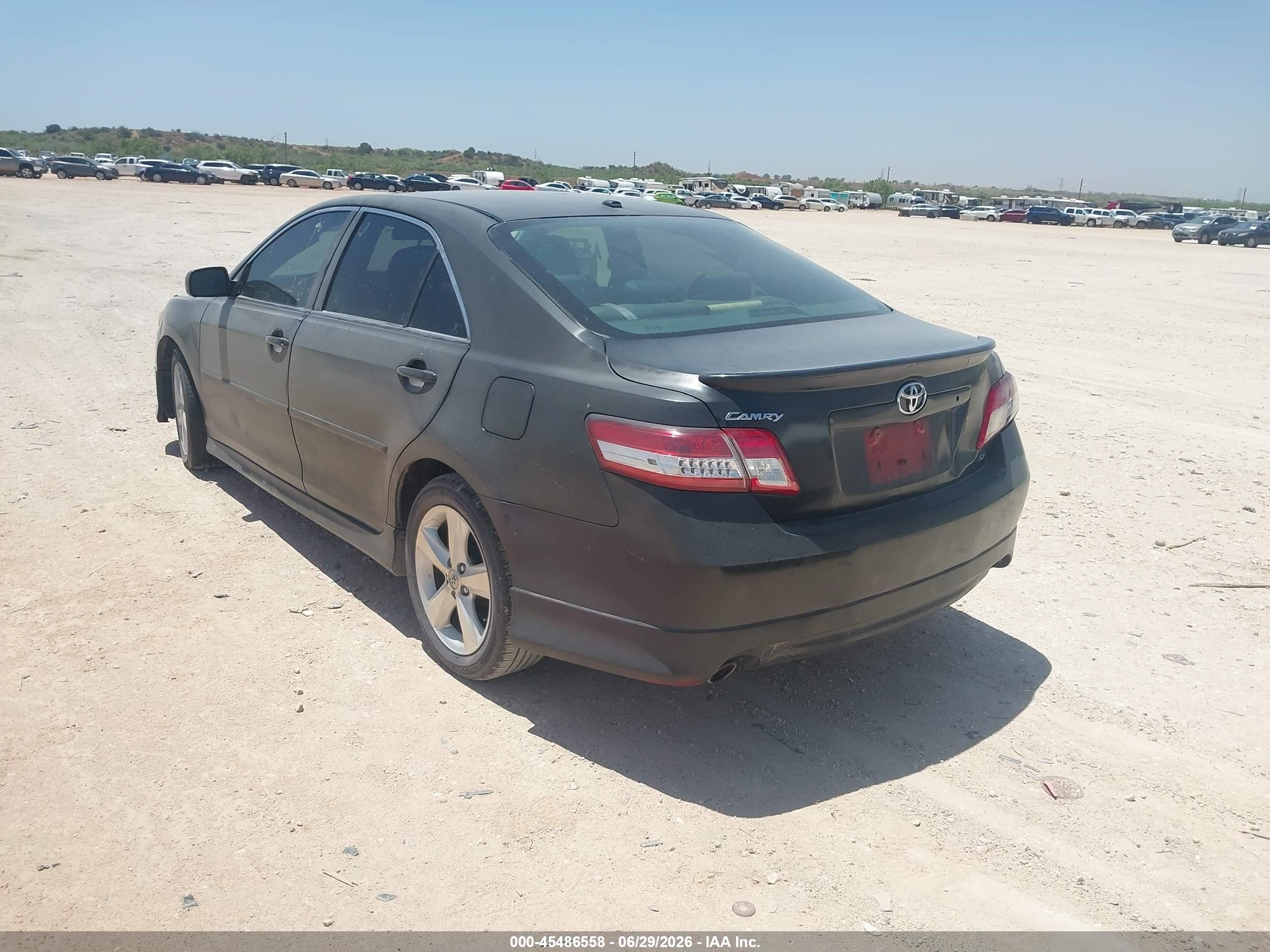 2011 Toyota Camry Se Gray vin: 4T1BF3EK8BU136967