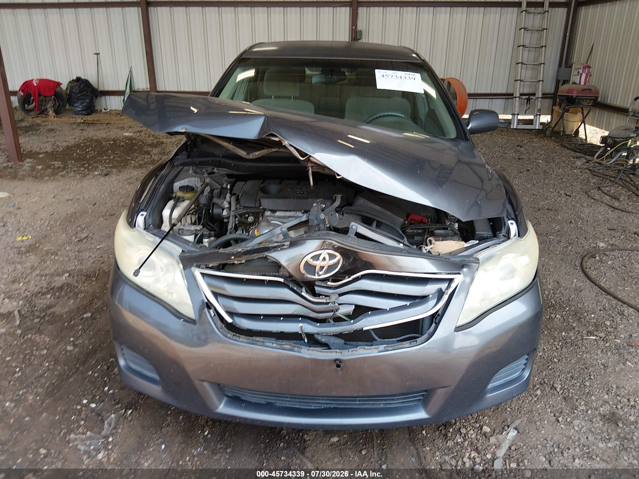 2011 Toyota Camry Le Серый vin: 4T1BF3EK8BU172206