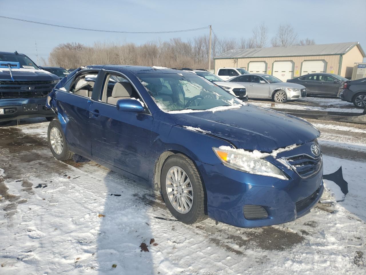 2011 Toyota Camry Base Blue vin: 4T1BF3EK8BU585307