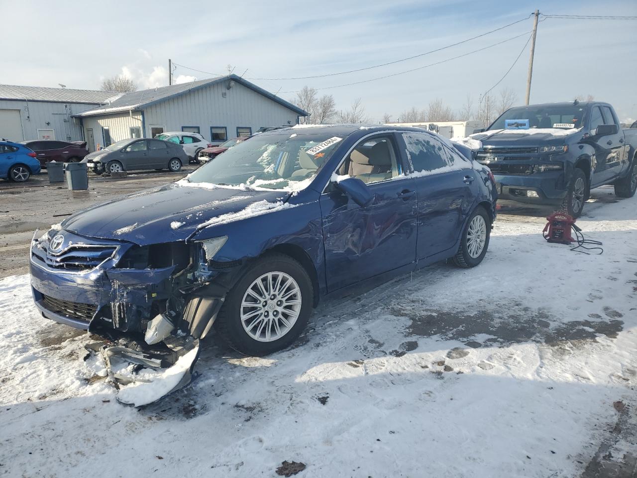 2011 Toyota Camry Base Синий vin: 4T1BF3EK8BU585307
