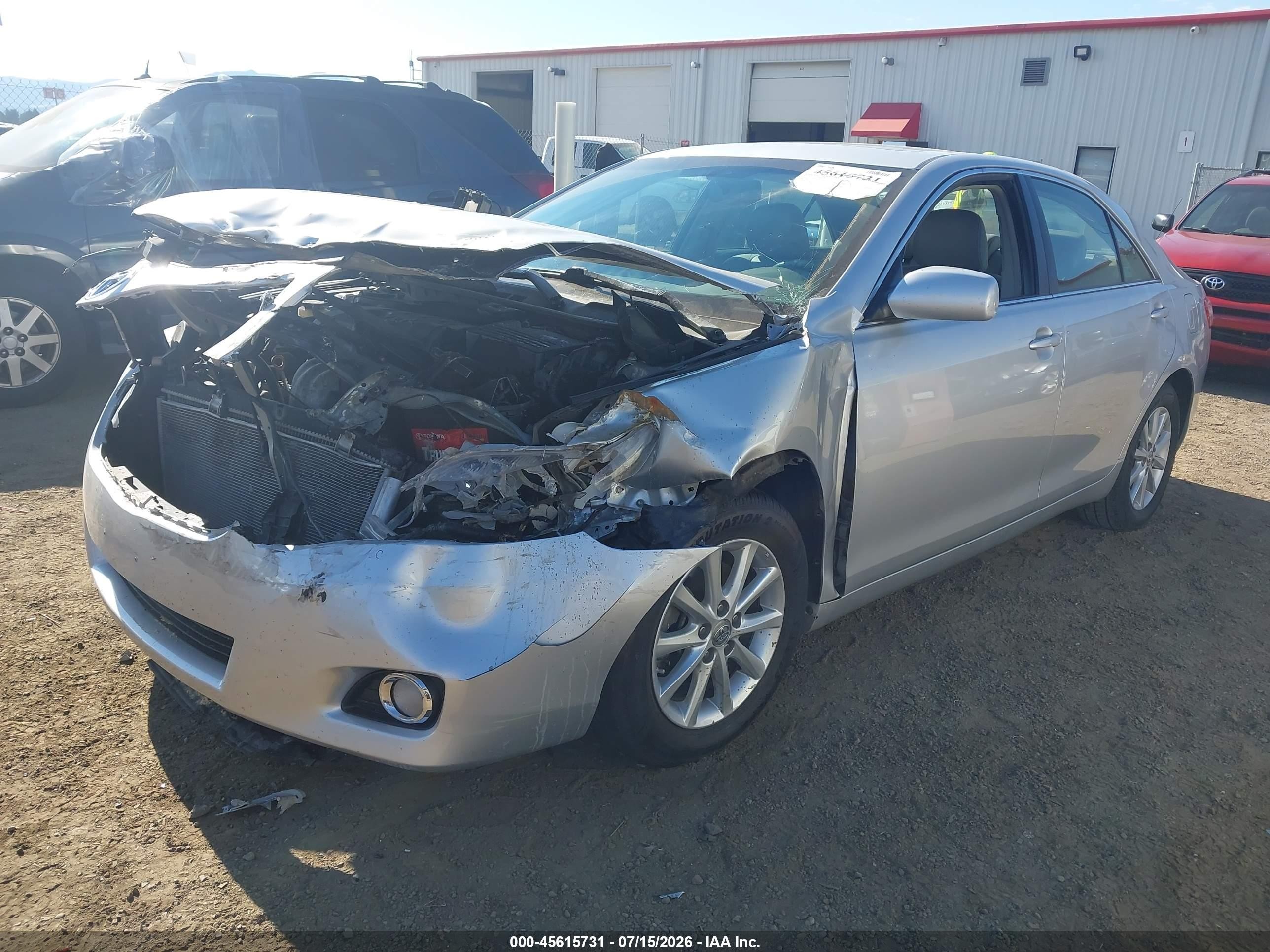2011 Toyota Camry Xle Silver vin: 4T1BF3EK8BU598297