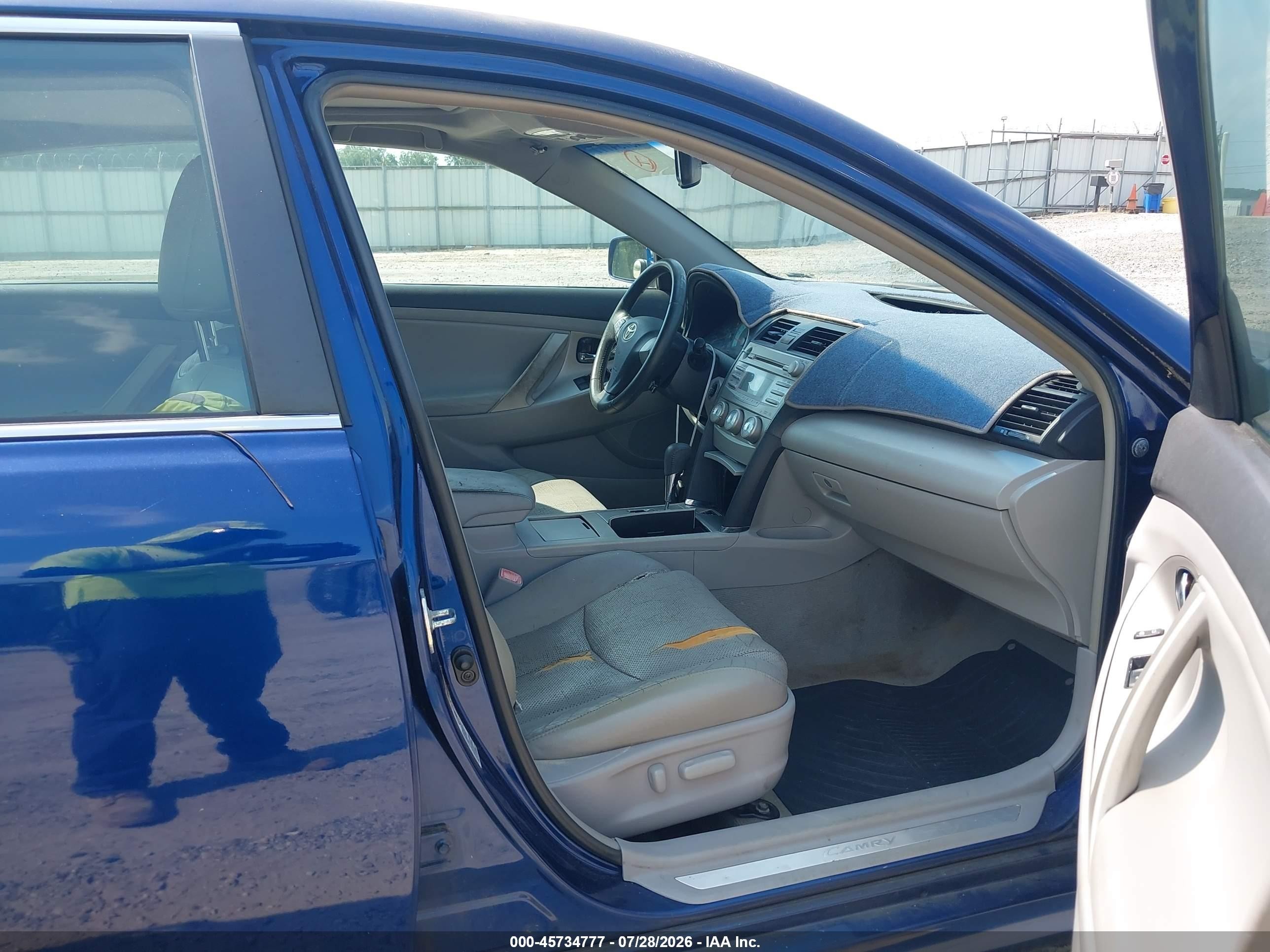 2011 Toyota Camry Se Blue vin: 4T1BF3EK8BU651497