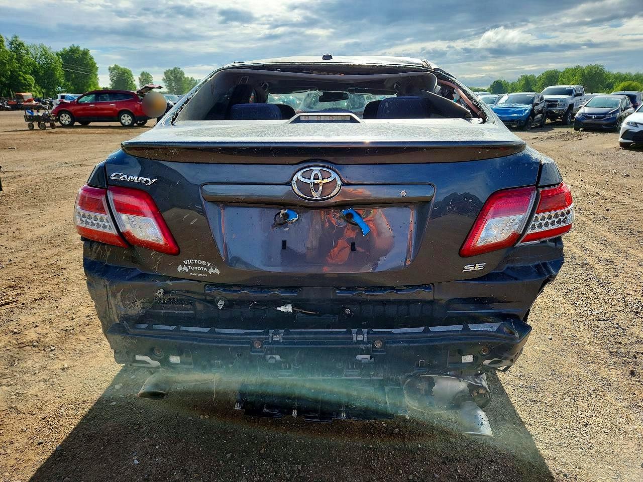 2011 Toyota Camry Se Gray vin: 4T1BF3EK8BU661382