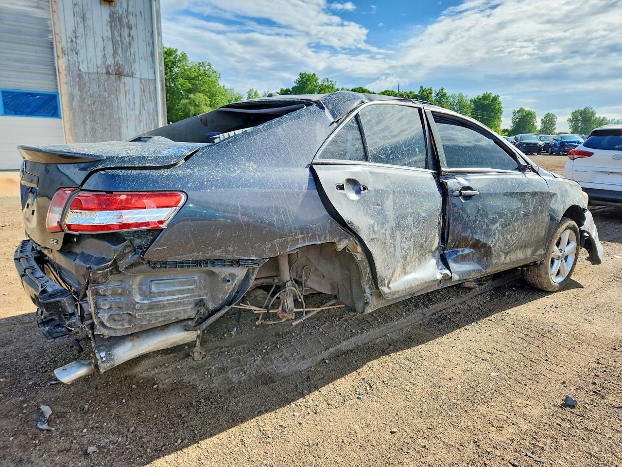 2011 Toyota Camry Se Gray vin: 4T1BF3EK8BU661382