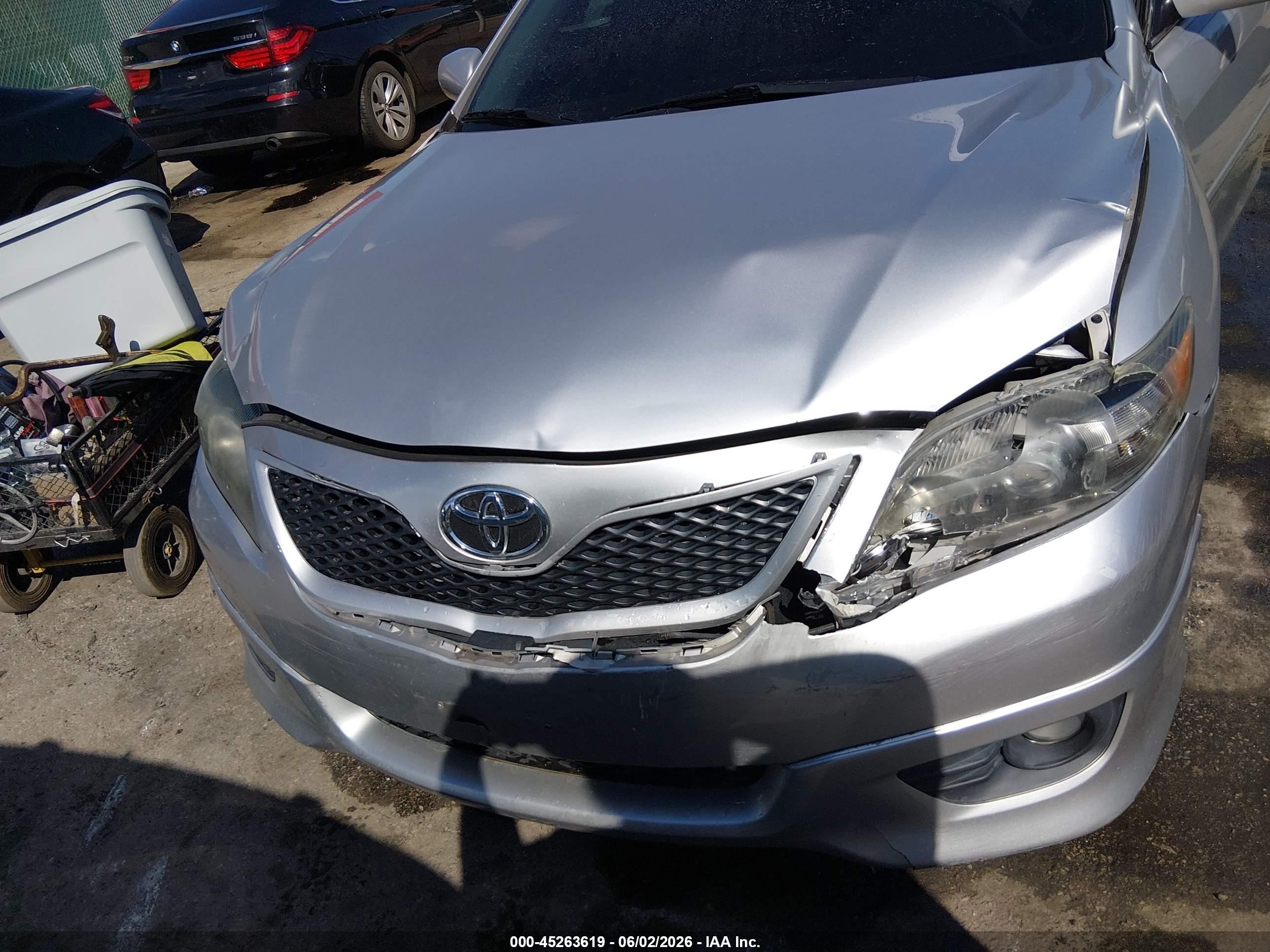 2011 Toyota Camry Se Silver vin: 4T1BF3EK8BU674911