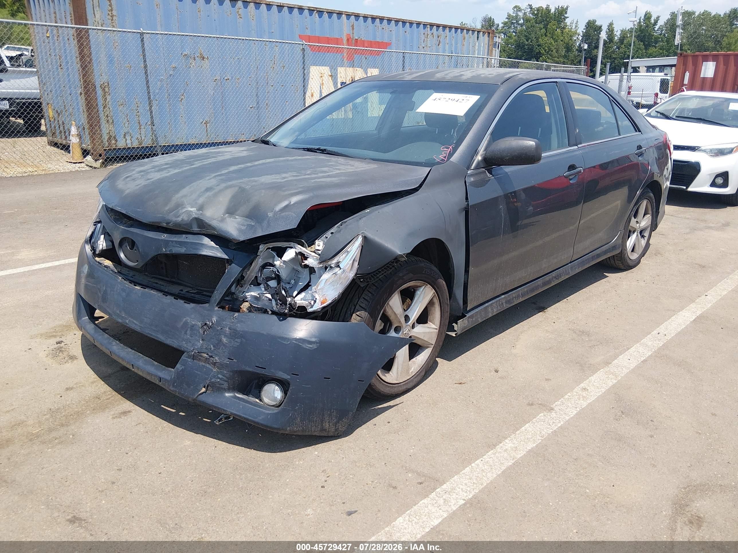 2011 Toyota Camry Se Gray vin: 4T1BF3EK8BU678876