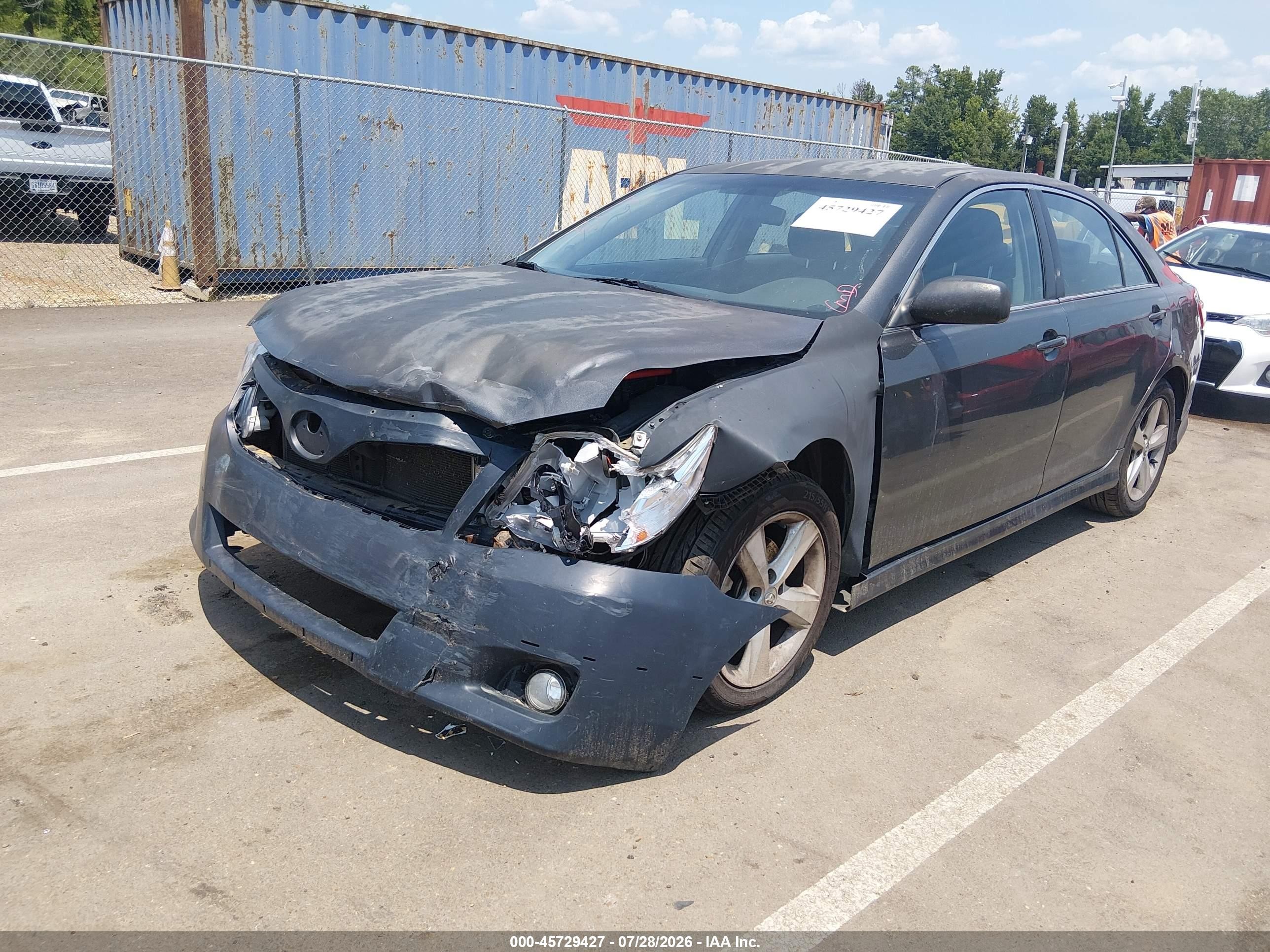 2011 Toyota Camry Se Gray vin: 4T1BF3EK8BU678876