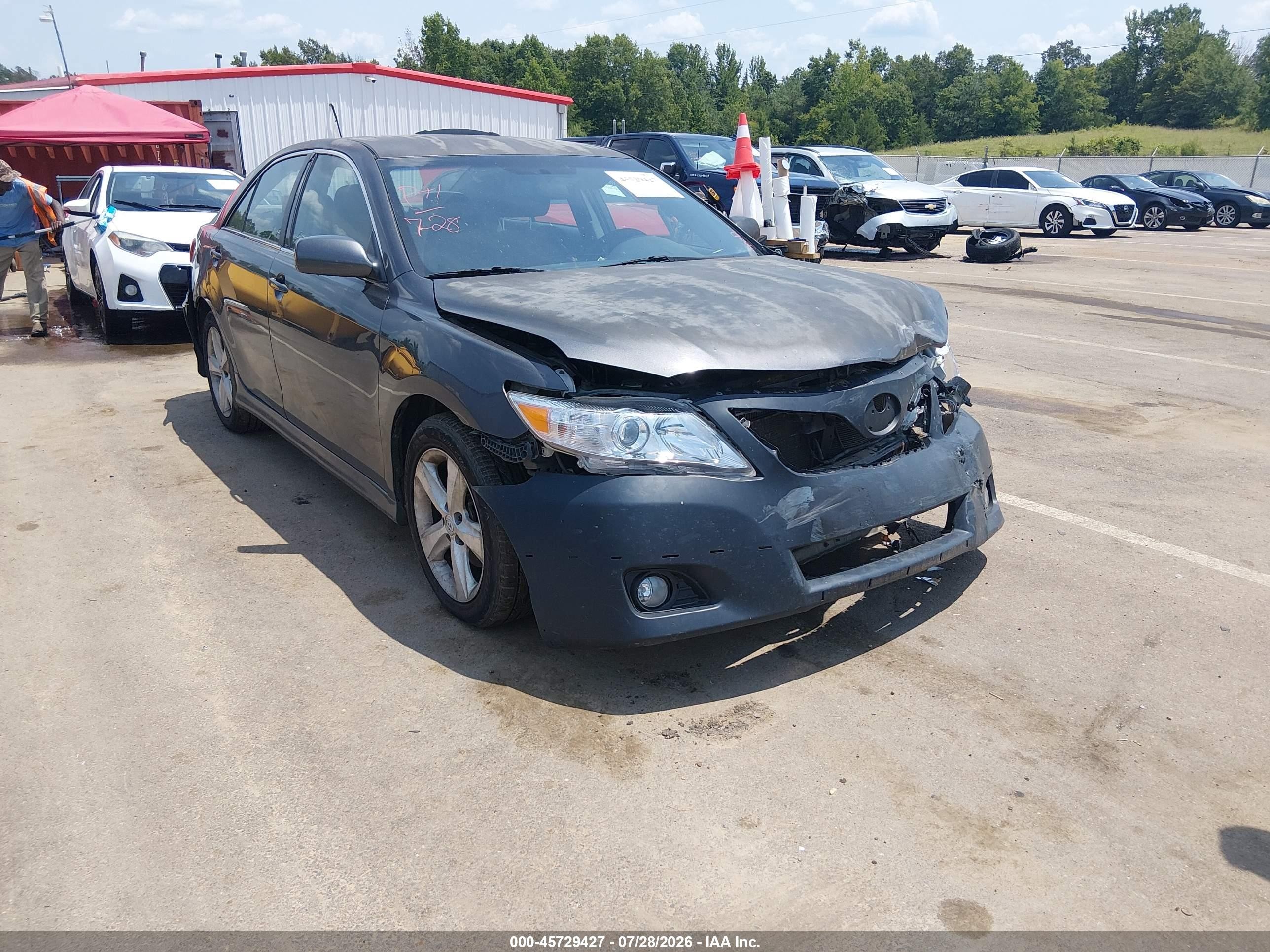 2011 Toyota Camry Se Gray vin: 4T1BF3EK8BU678876