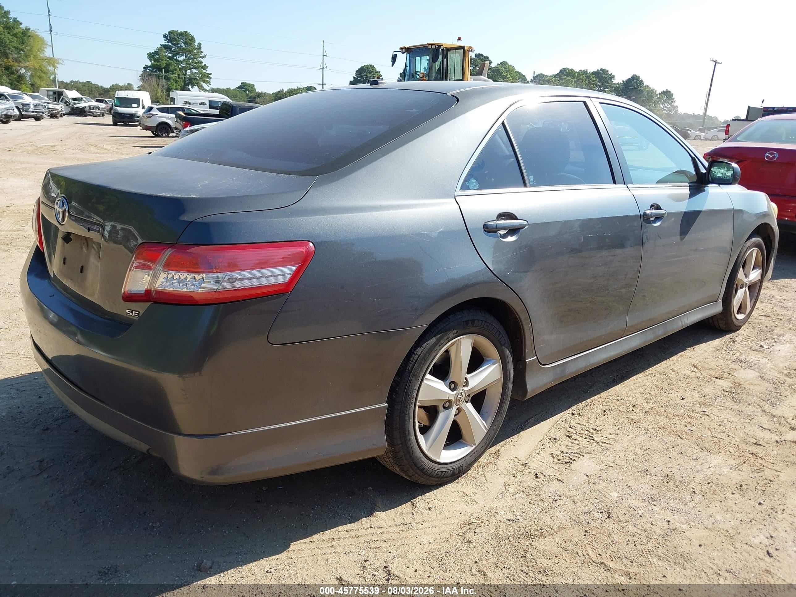 2011 Toyota Camry Se Black vin: 4T1BF3EK8BU681180