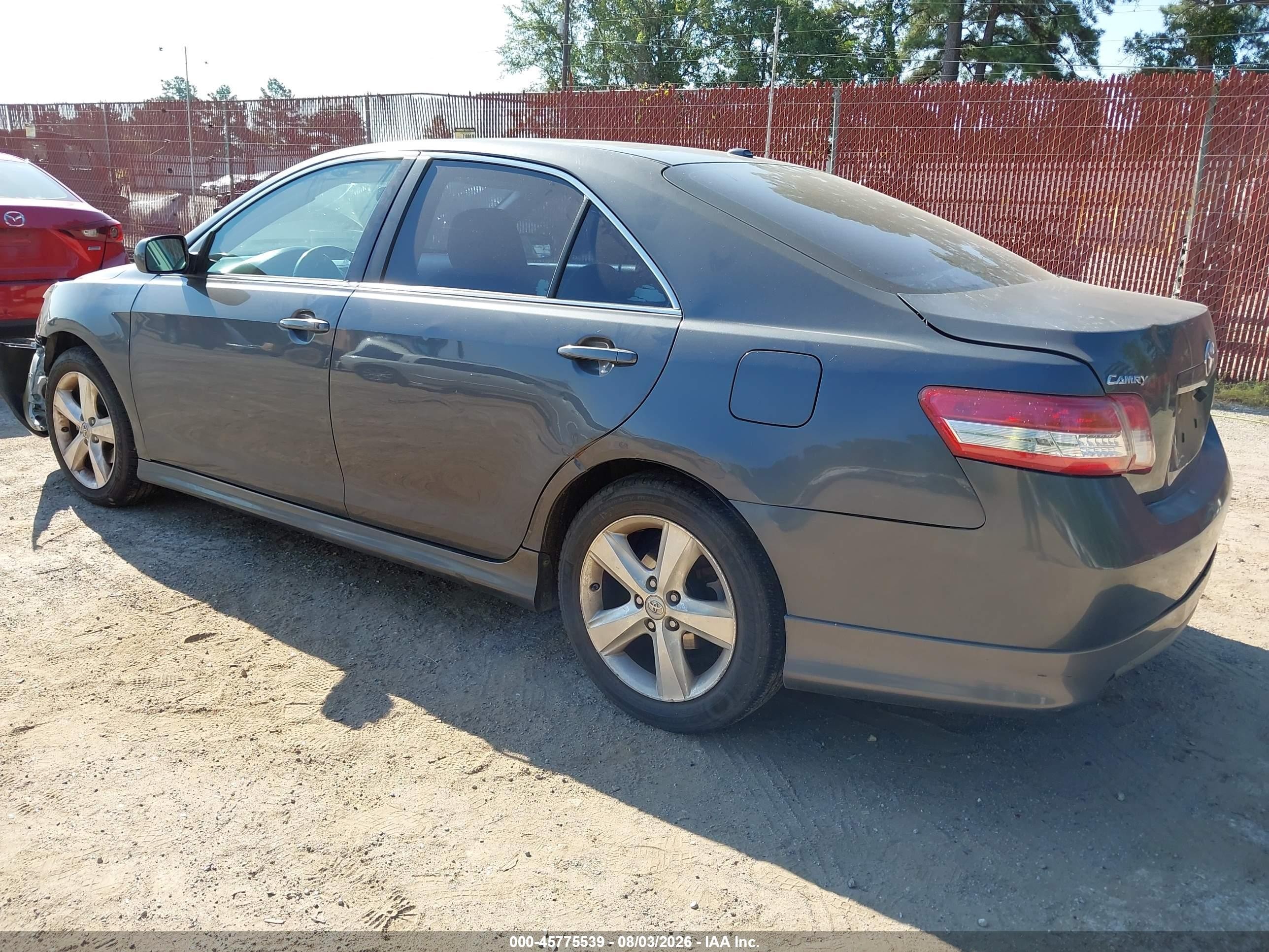 2011 Toyota Camry Se Black vin: 4T1BF3EK8BU681180