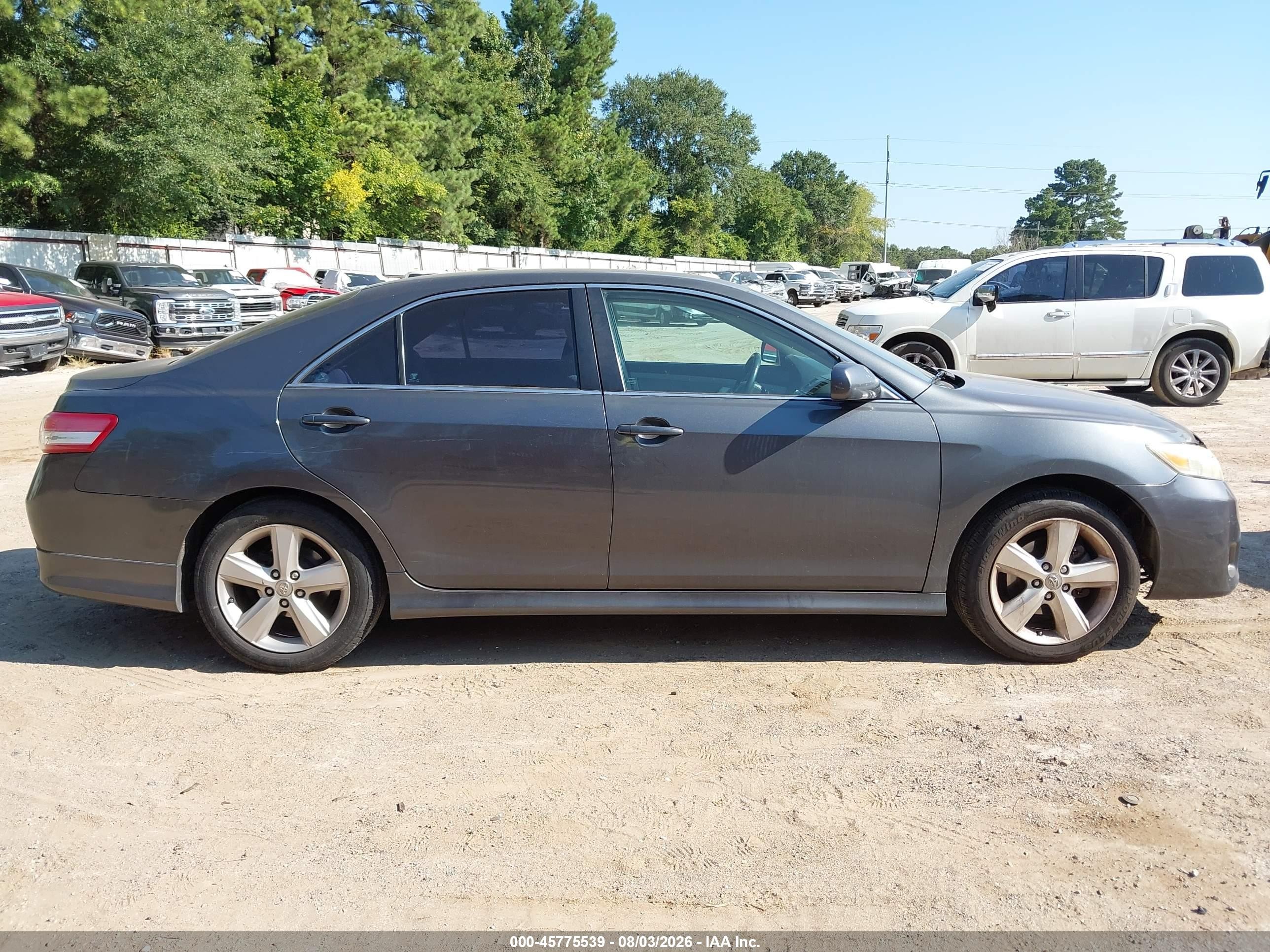 2011 Toyota Camry Se Black vin: 4T1BF3EK8BU681180