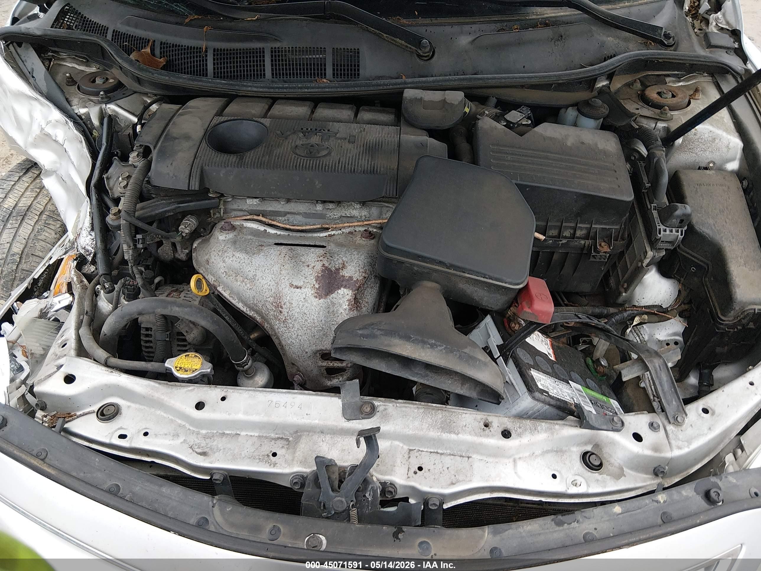 2011 Toyota Camry Le Silver vin: 4T1BF3EK8BU696410