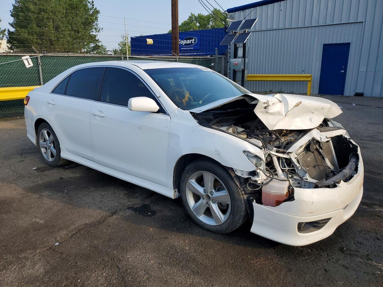 2011 Toyota Camry Se White vin: 4T1BF3EK8BU706174