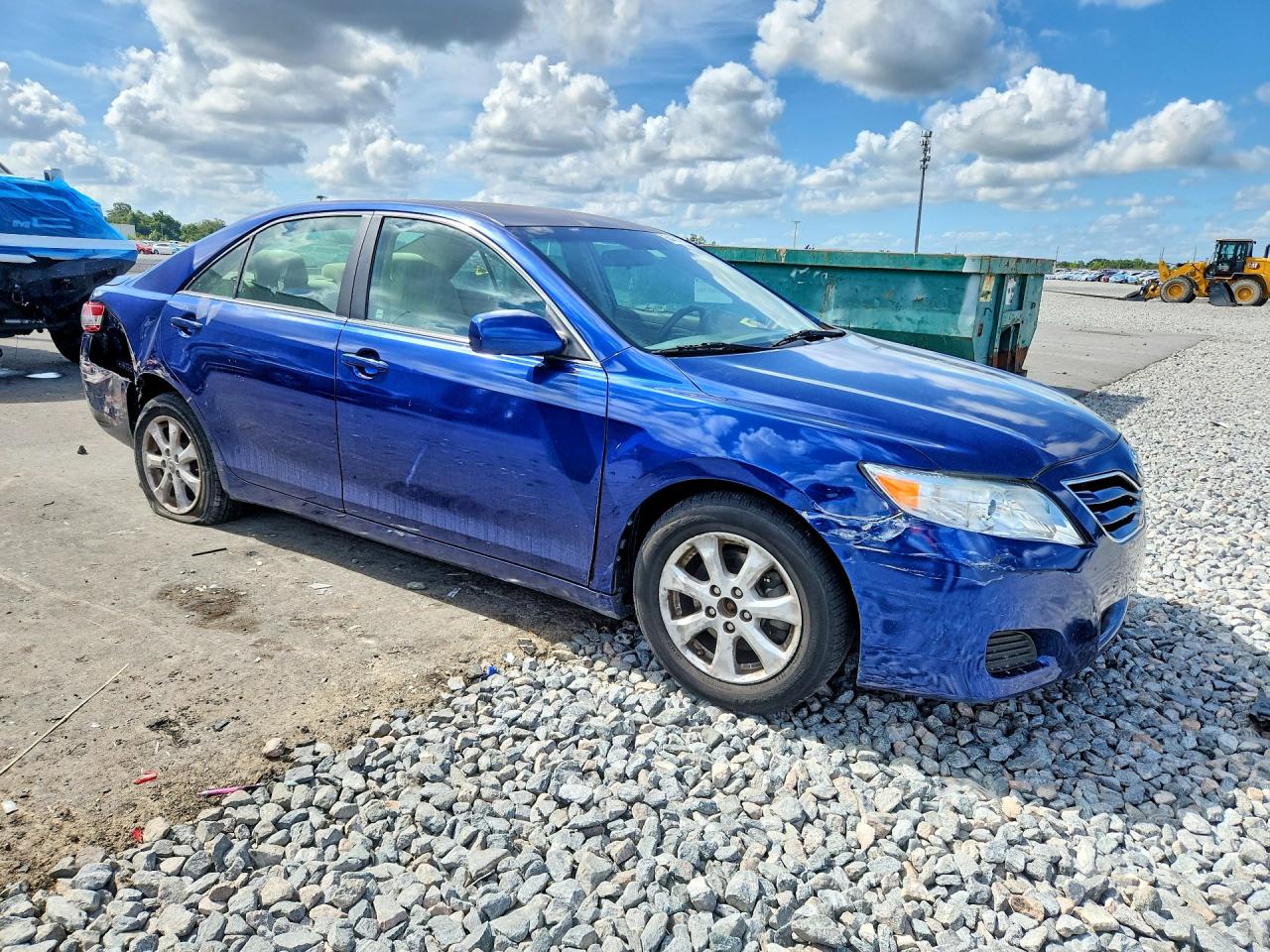 2011 Toyota Camry Le Blue vin: 4T1BF3EK8BU708510