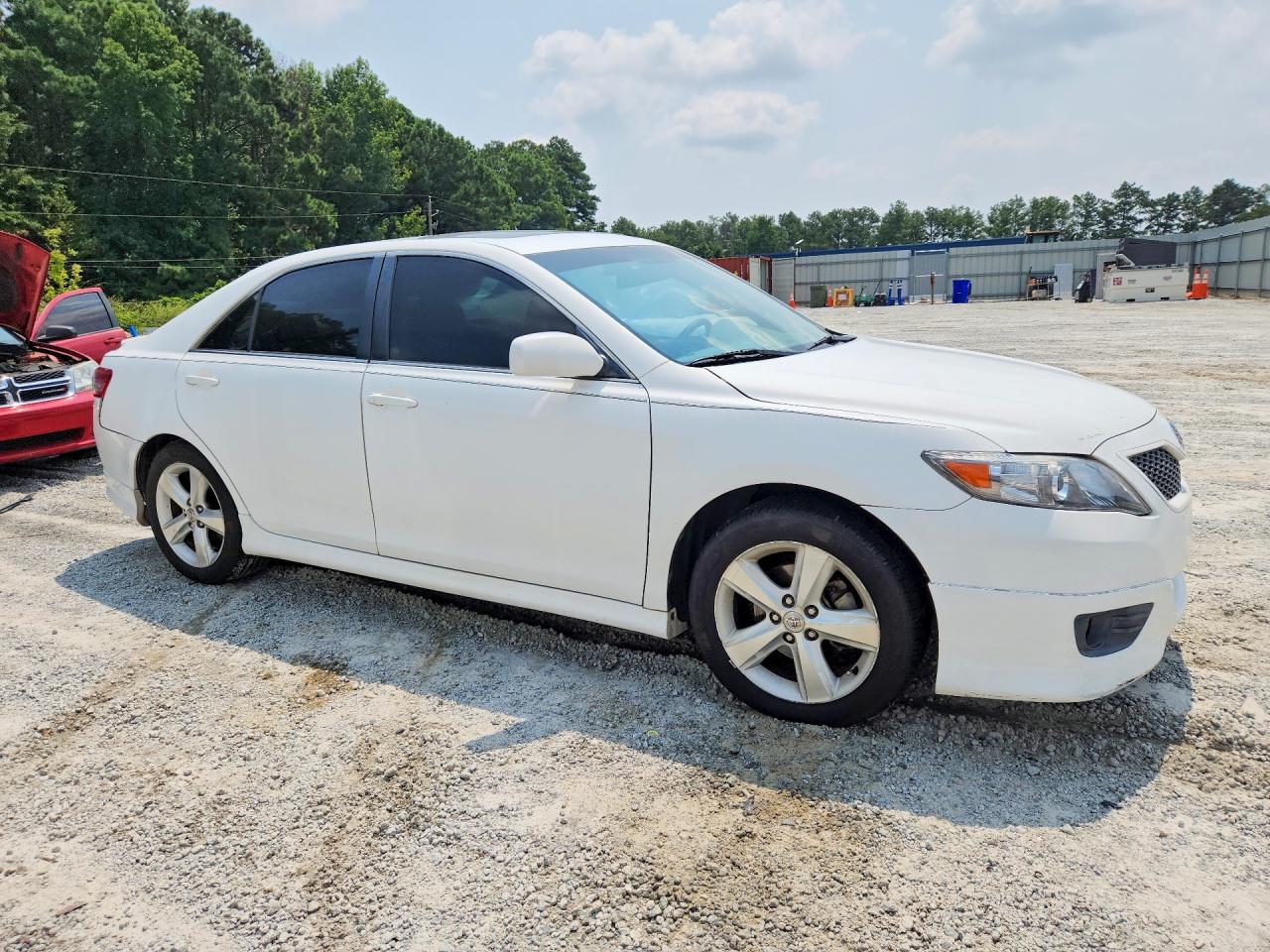 2011 Toyota Camry Se White vin: 4T1BF3EK8BU720429