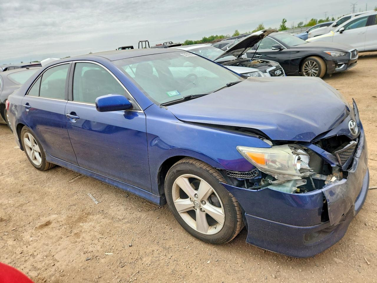 2011 Toyota Camry Se Blue vin: 4T1BF3EK8BU721113