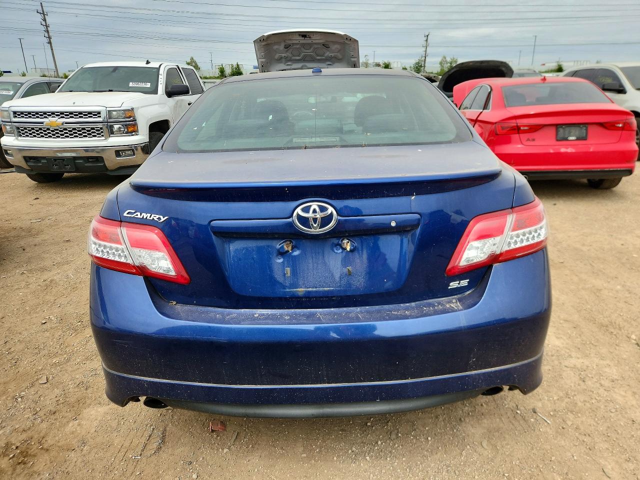 2011 Toyota Camry Se Blue vin: 4T1BF3EK8BU721113
