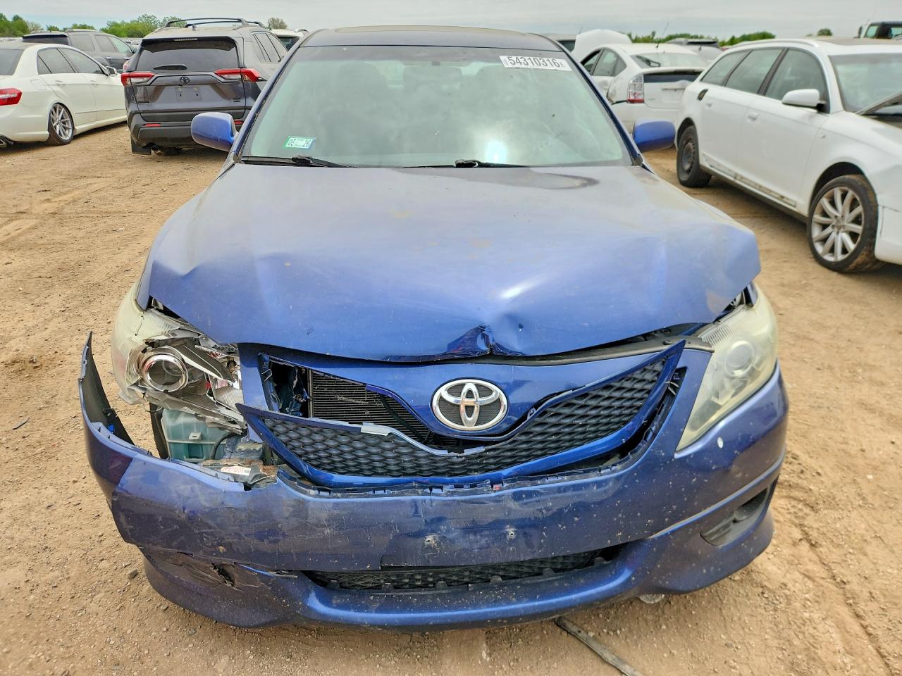 2011 Toyota Camry Se Blue vin: 4T1BF3EK8BU721113