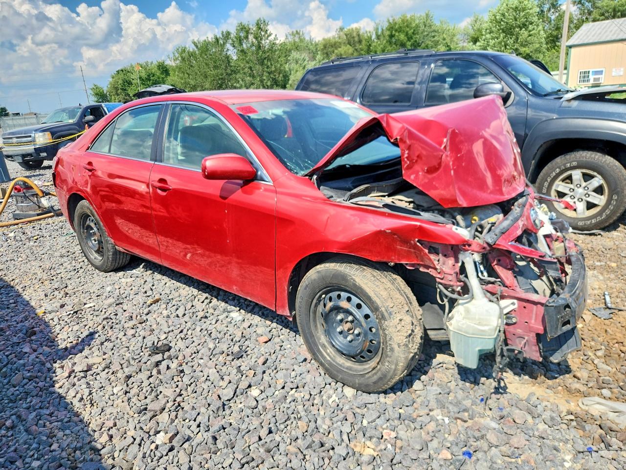 2011 Toyota Camry Le Красный vin: 4T1BF3EK8BU729728