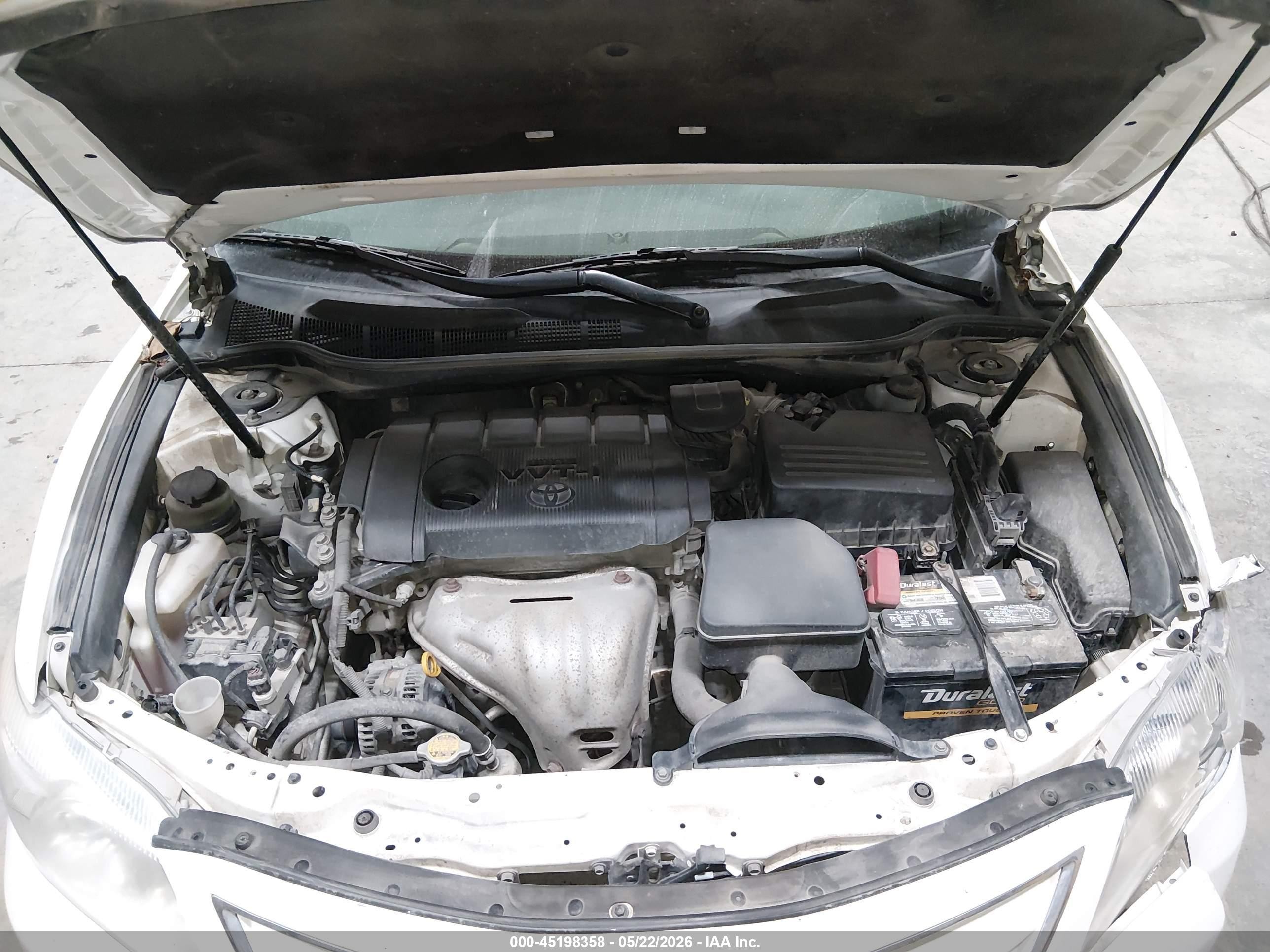 2011 Toyota Camry Le White vin: 4T1BF3EK8BU732659