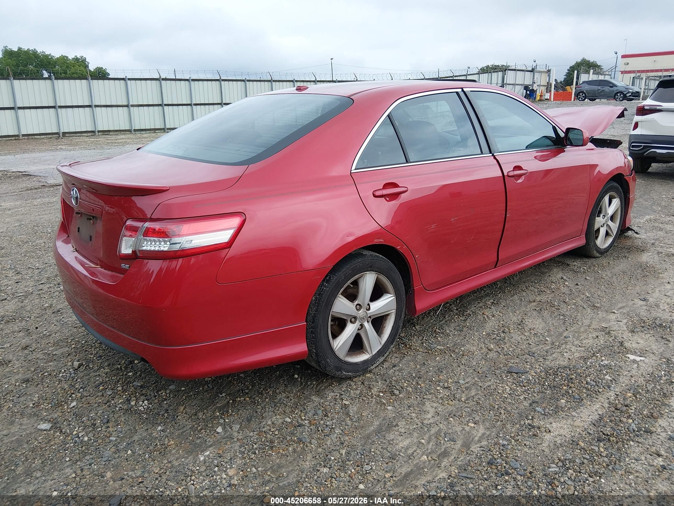 2011 Toyota Camry Se Red vin: 4T1BF3EK8BU741278