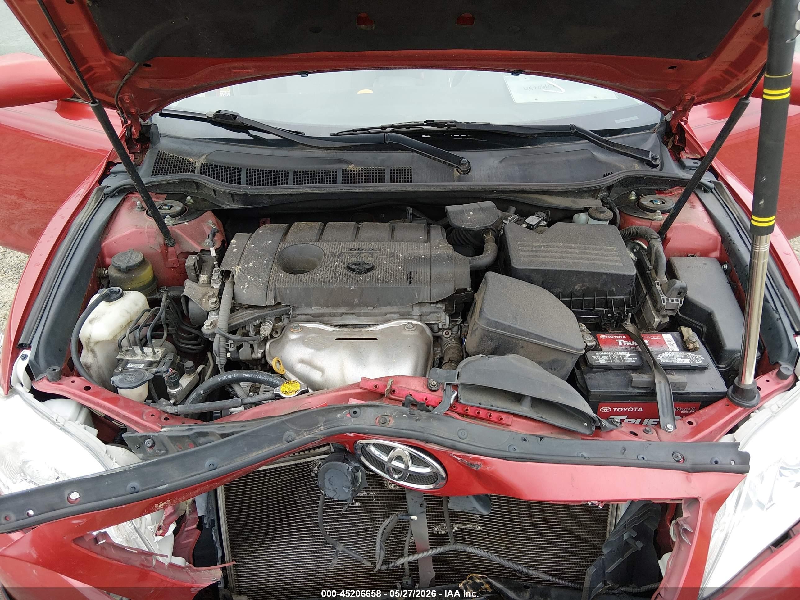 2011 Toyota Camry Se Red vin: 4T1BF3EK8BU741278