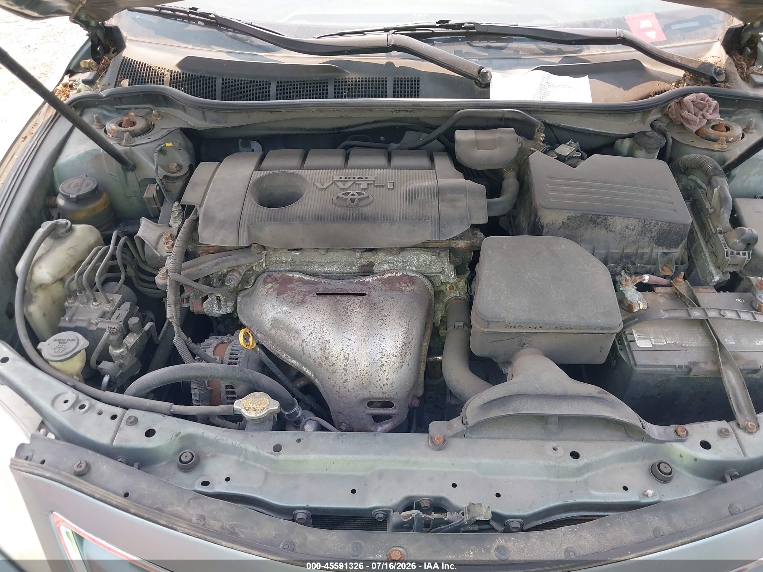 2011 Toyota Camry Le Зеленый vin: 4T1BF3EK8BU748845