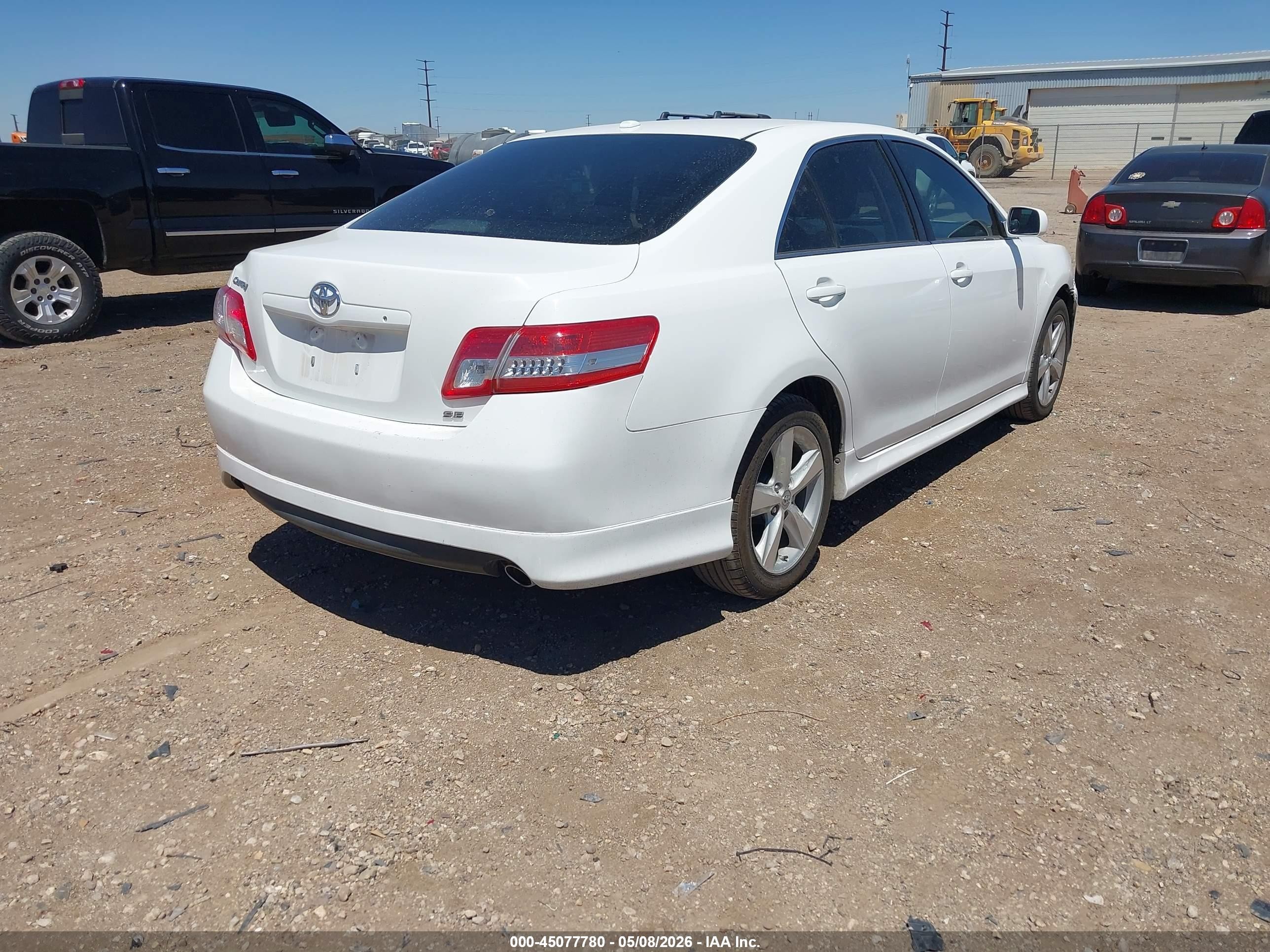 2011 Toyota Camry Se White vin: 4T1BF3EK8BU749462