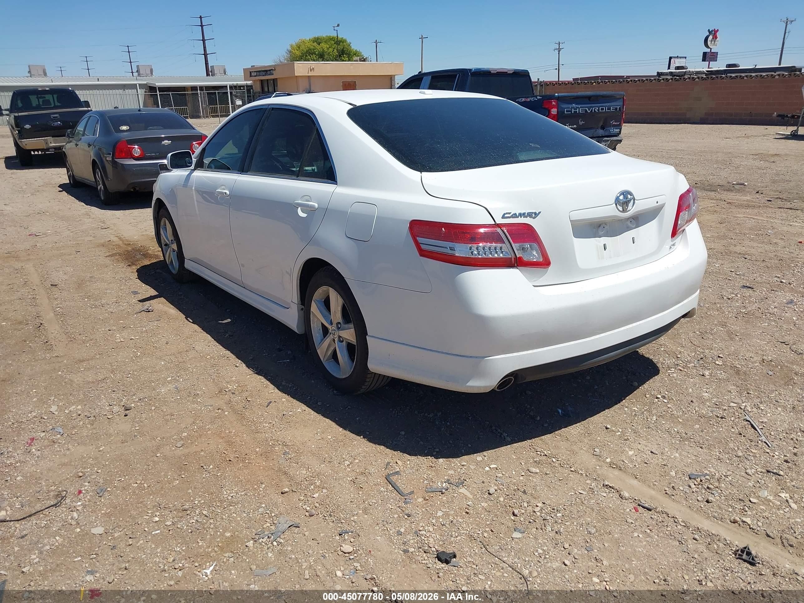 2011 Toyota Camry Se White vin: 4T1BF3EK8BU749462
