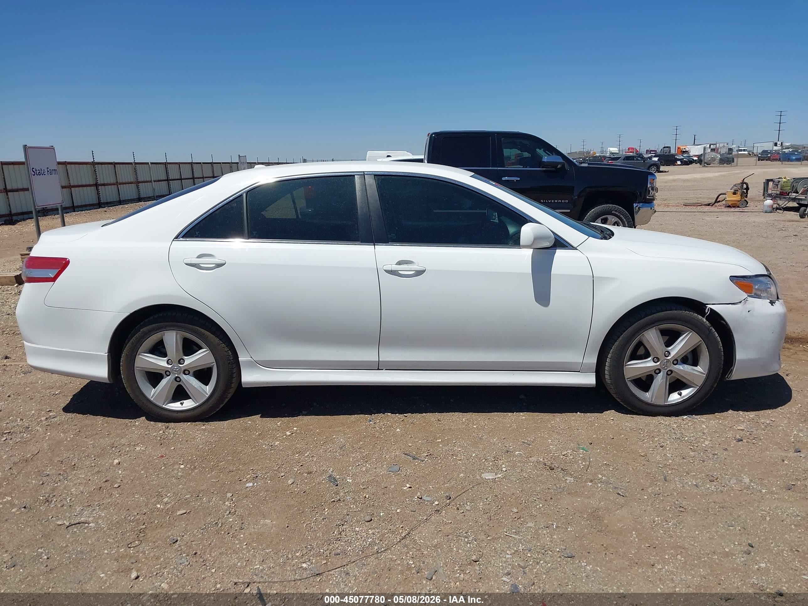 2011 Toyota Camry Se White vin: 4T1BF3EK8BU749462