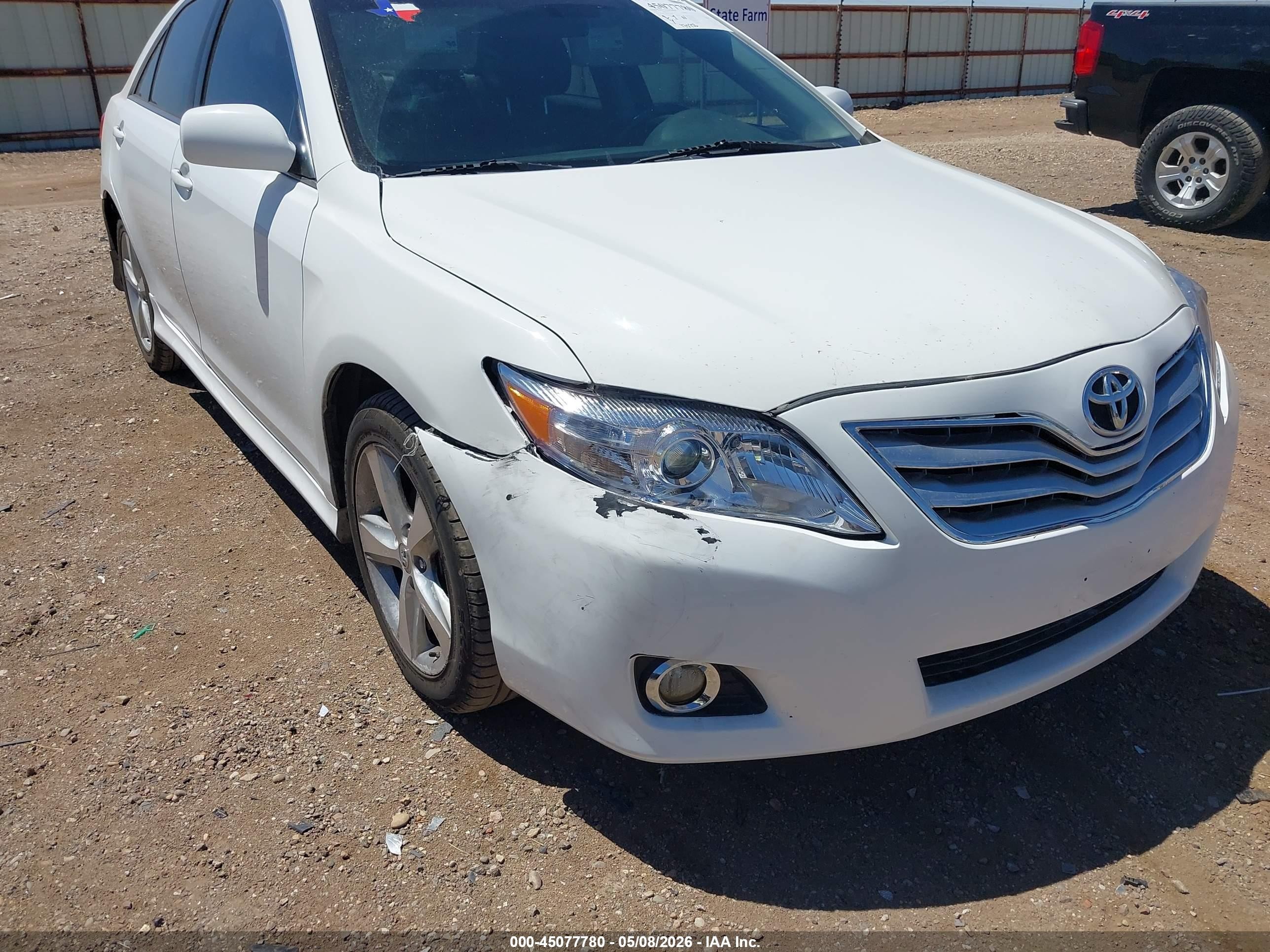 2011 Toyota Camry Se White vin: 4T1BF3EK8BU749462