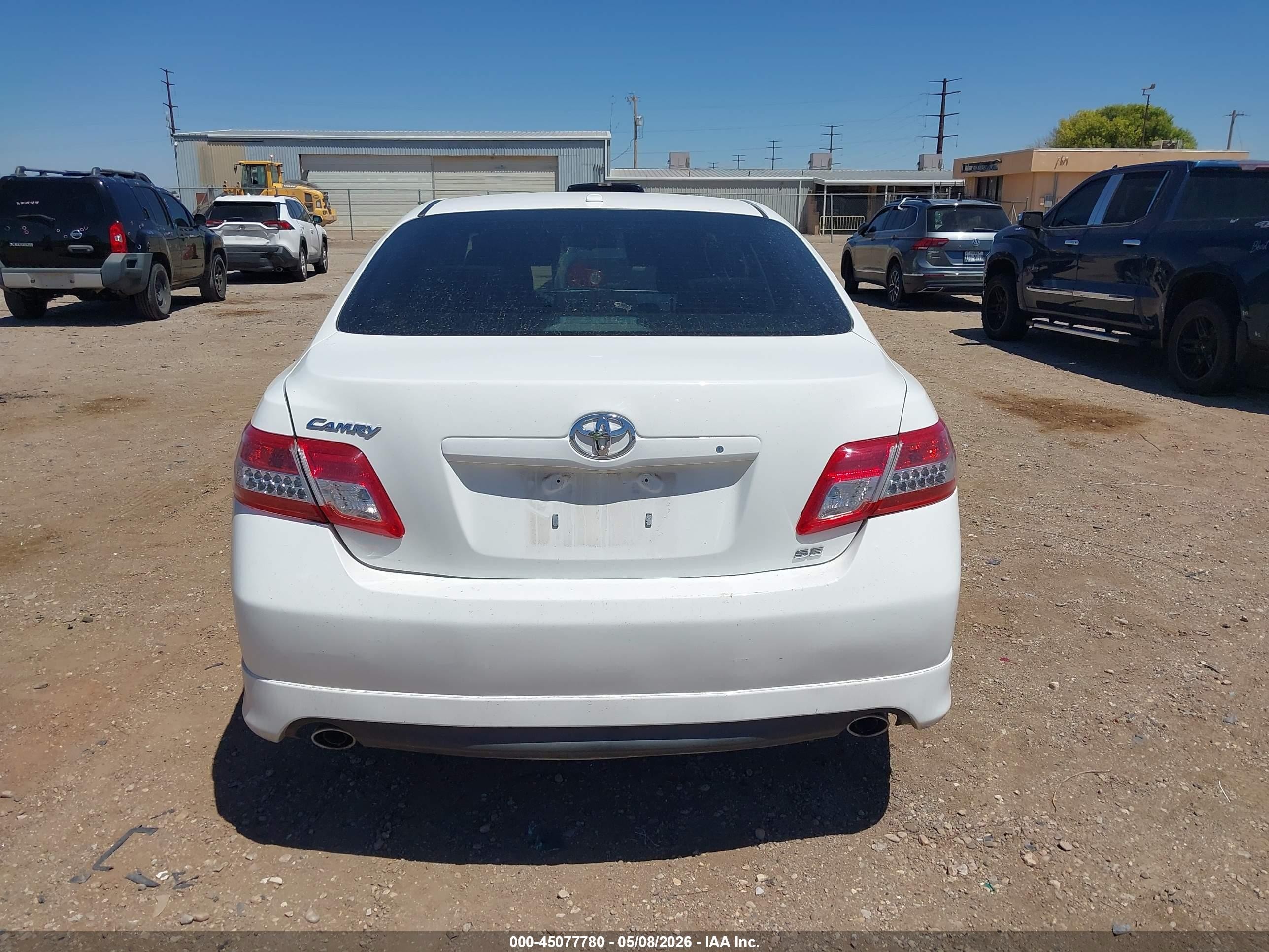 2011 Toyota Camry Se White vin: 4T1BF3EK8BU749462