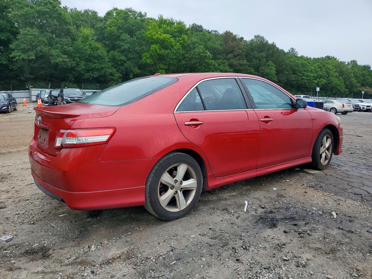 2011 Toyota Camry Se Red vin: 4T1BF3EK8BU751860