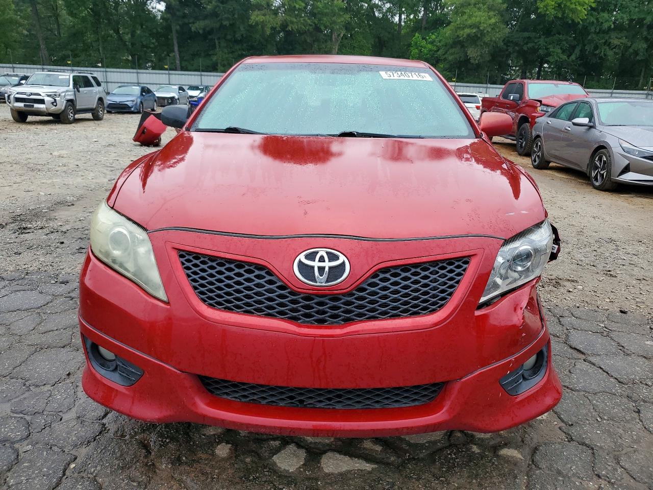 2011 Toyota Camry Se Red vin: 4T1BF3EK8BU751860