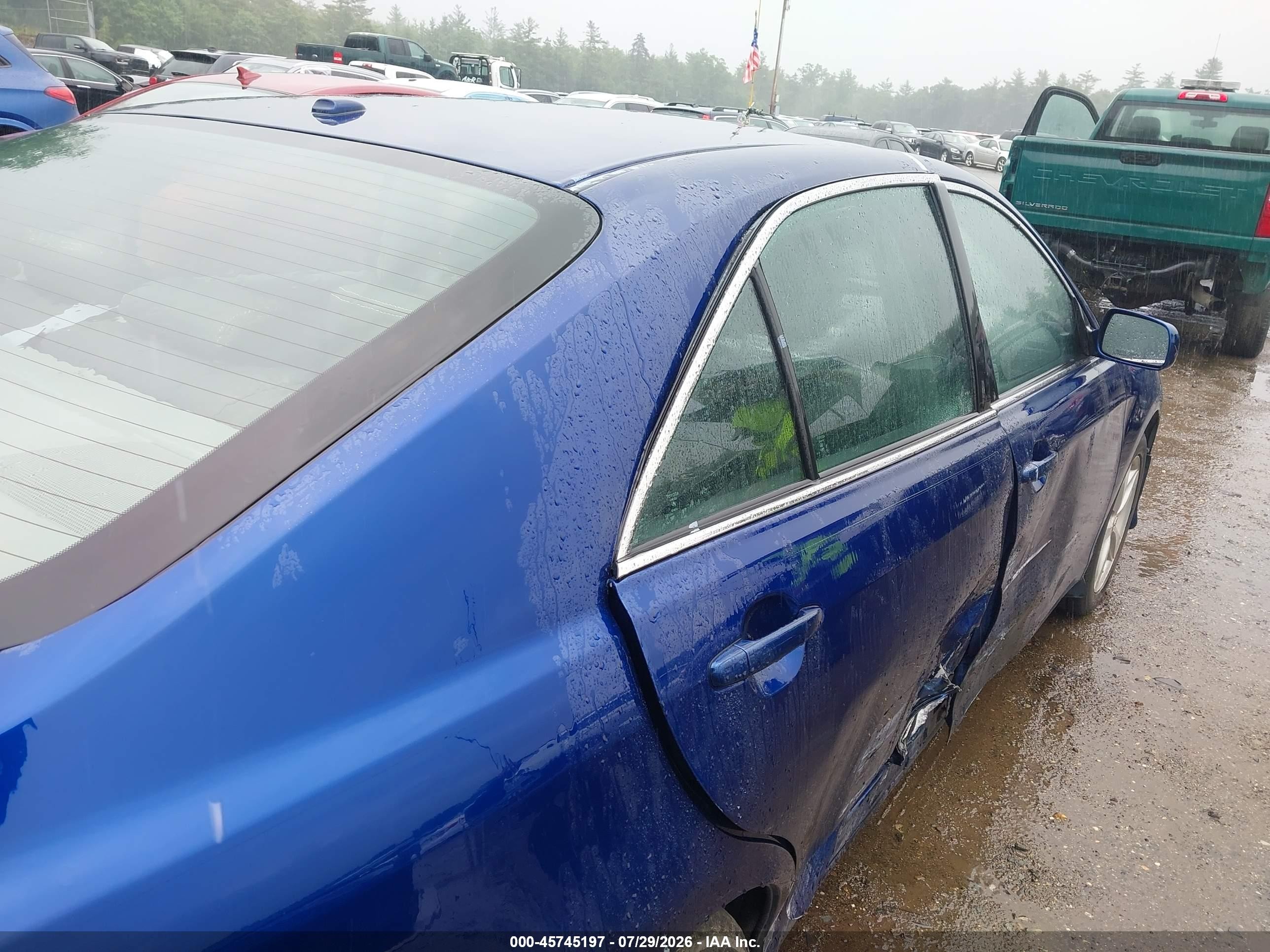 2011 Toyota Camry Se Blue vin: 4T1BF3EK8BU753706
