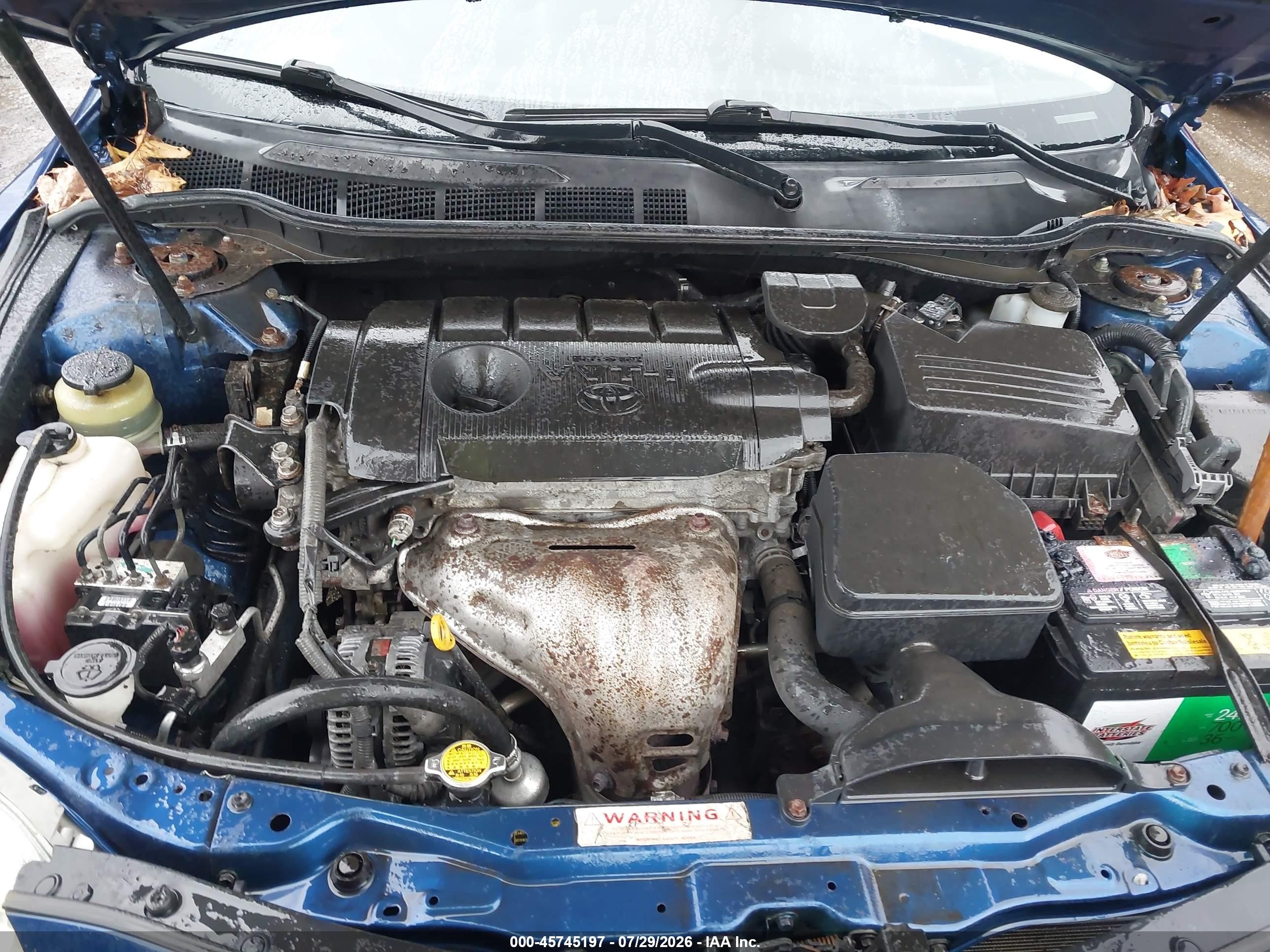 2011 Toyota Camry Se Blue vin: 4T1BF3EK8BU753706