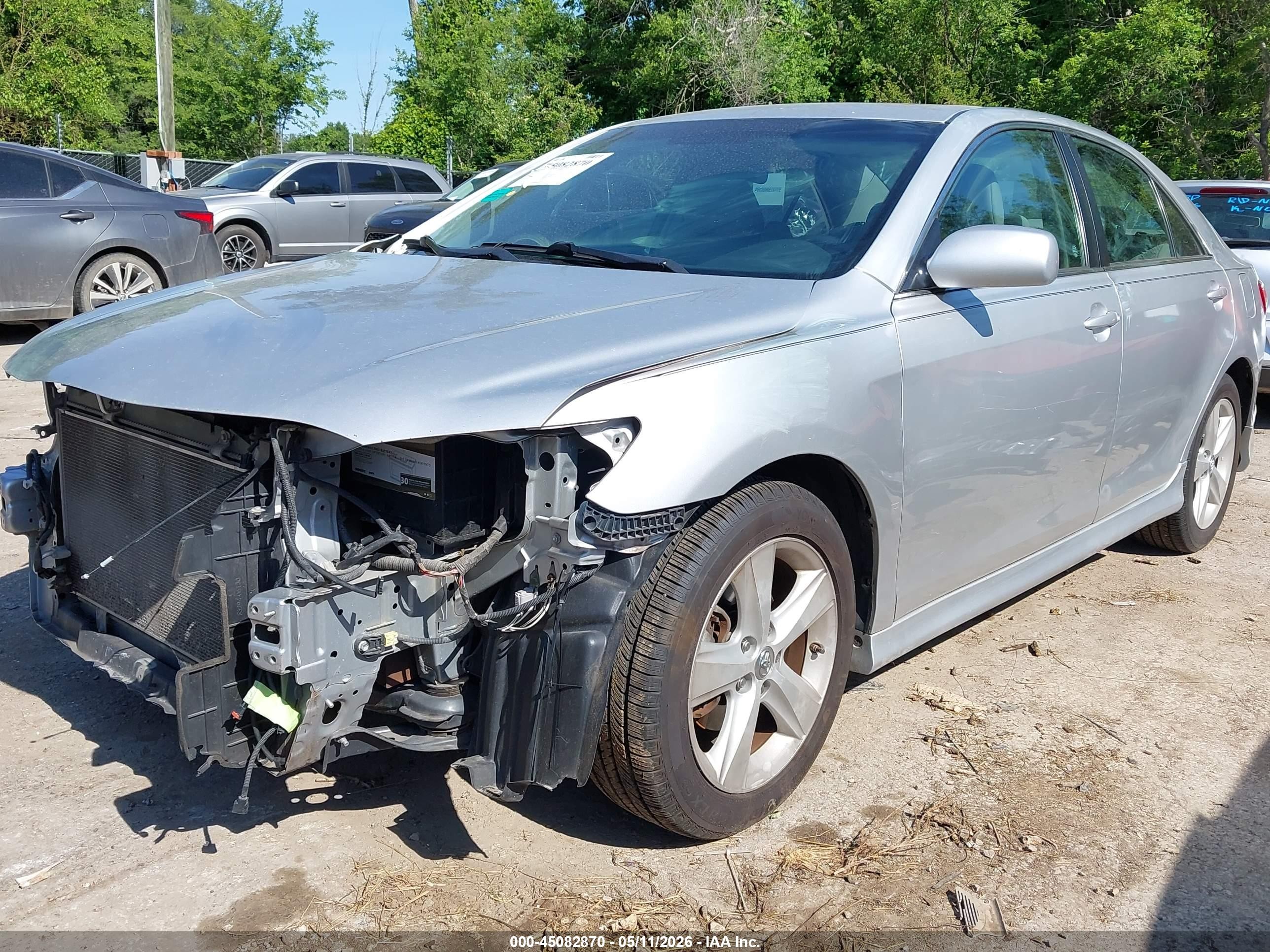 2011 Toyota Camry Se Silver vin: 4T1BF3EK8BU759893
