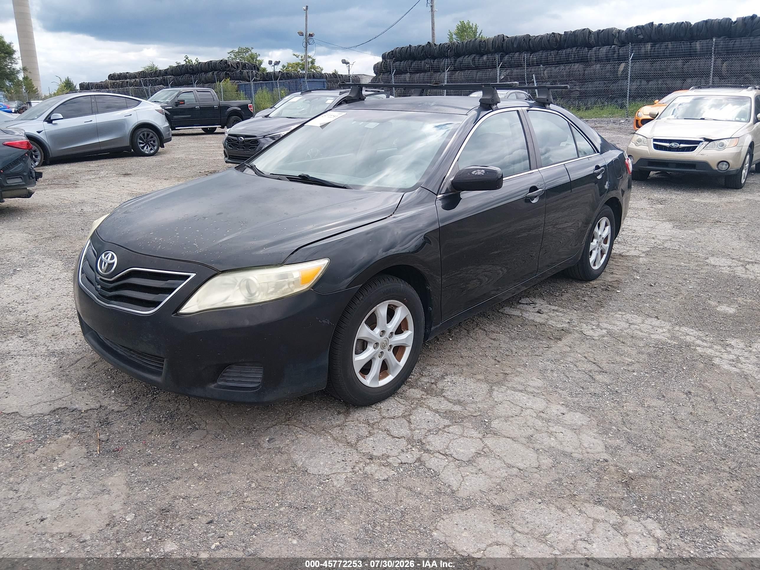 2011 Toyota Camry Le Black vin: 4T1BF3EK8BU760638