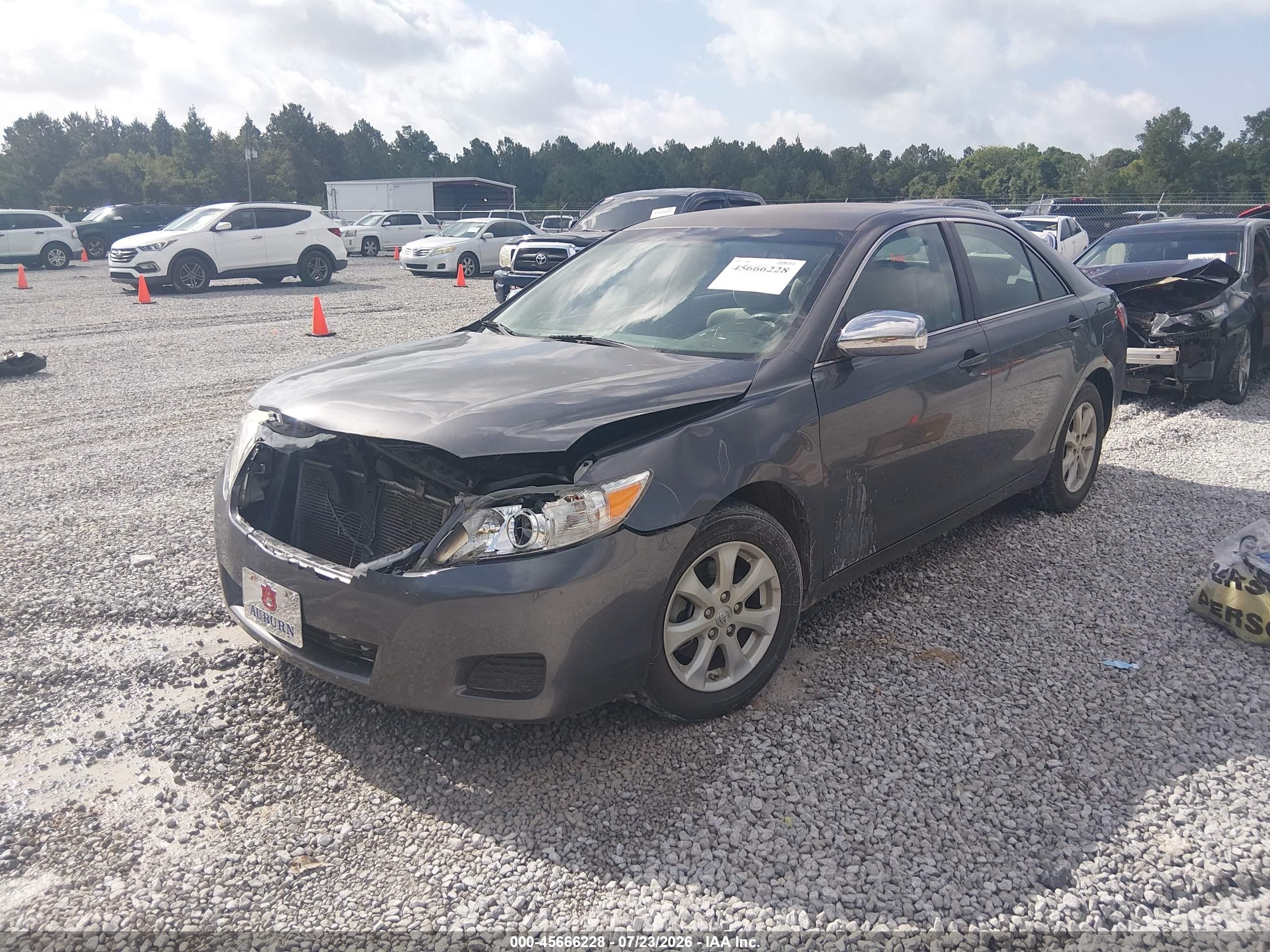2011 Toyota Camry Le Серый vin: 4T1BF3EK8BU761160