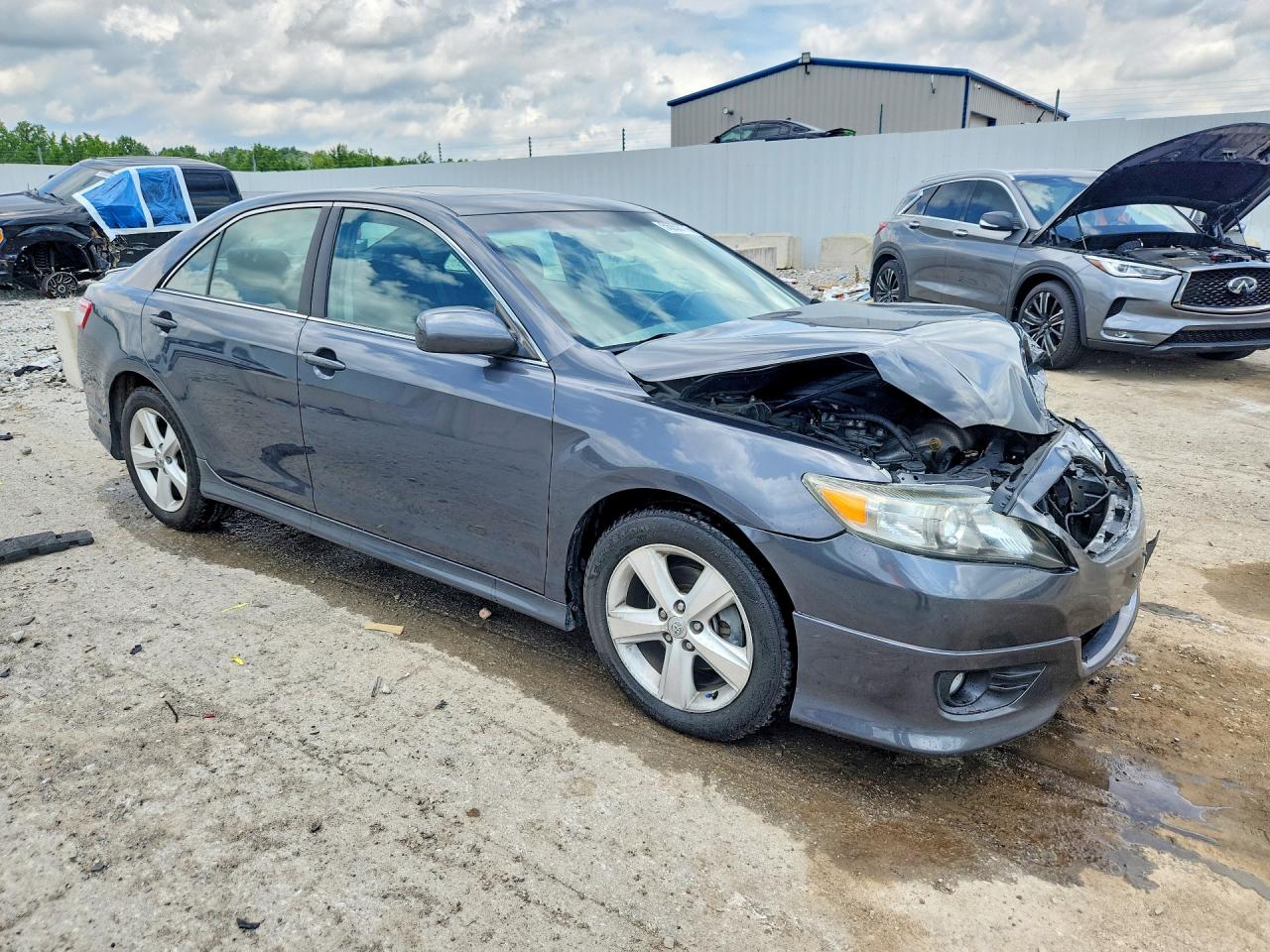 2011 Toyota Camry Se Gray vin: 4T1BF3EK8BU764642